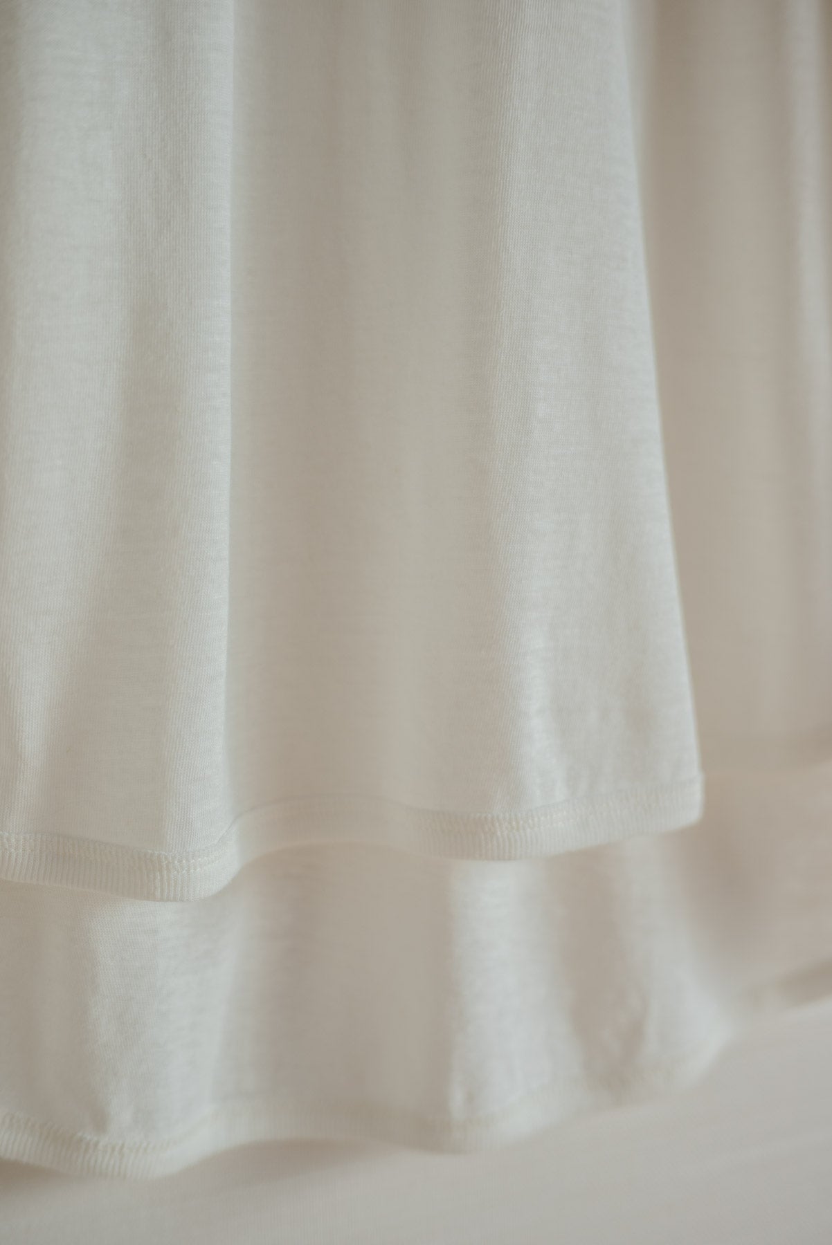 JAN-JAN VAN ESSCHE LOOSE FIT TANK TOP ORGANIC COTTON LINEN OFF WHITE