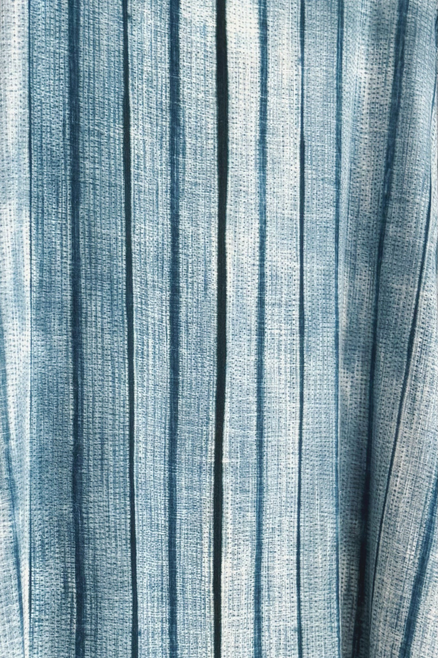 CRISTASEYA CAFTAN INDIGO DYED HANDWOVEN
