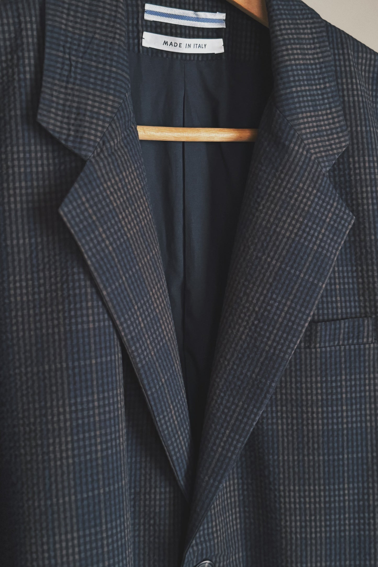CRISTASEYA JACKET BLACK BROWN STRIPED