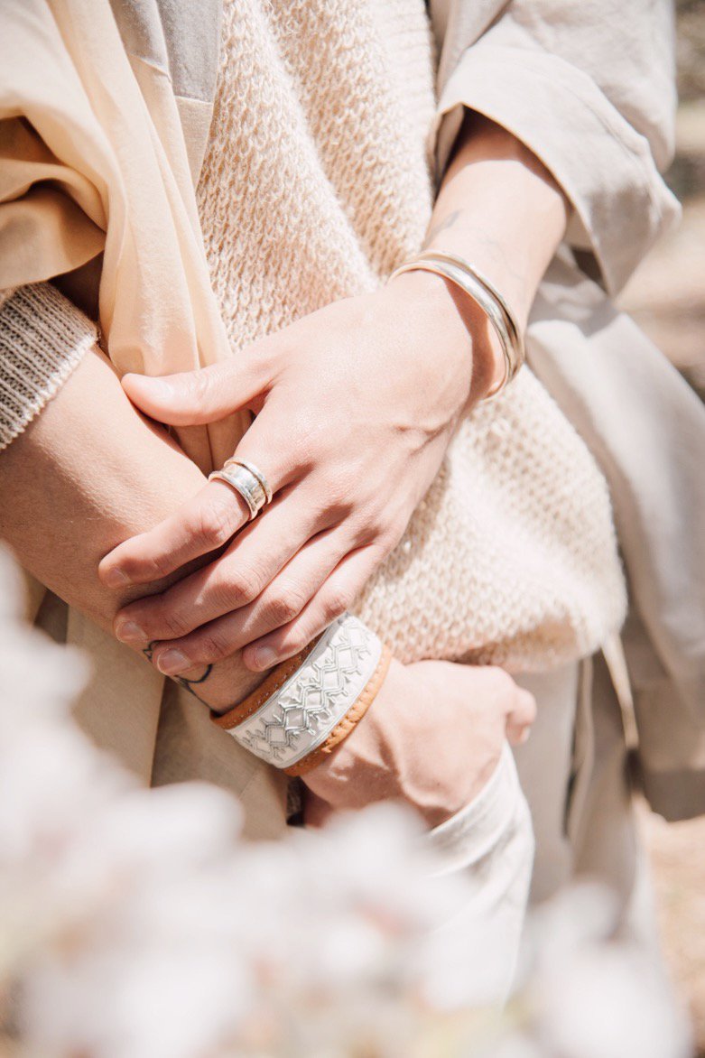 MARIA RUDMAN COLLECTION AUTHENTIQUE BRUN × BLANC