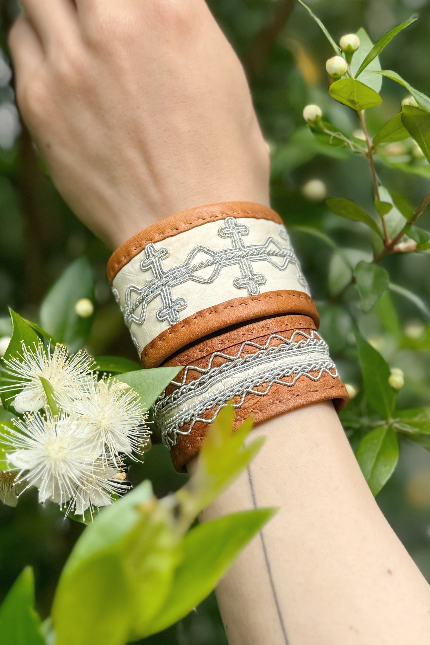 MARIA RUDMAN COLLECTION AUTHENTIQUE BRUN × BLANC