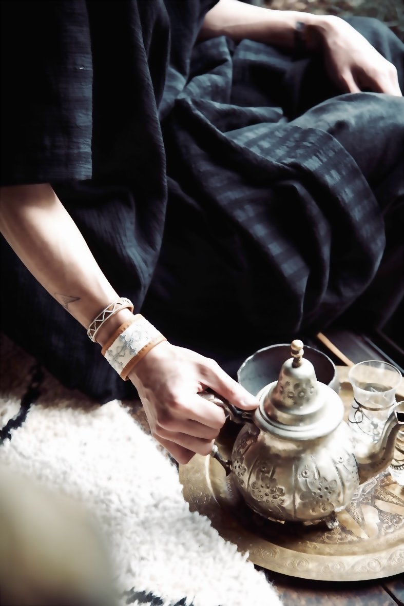 MARIA RUDMAN COLLECTION AUTHENTIQUE BRUN × BLANC