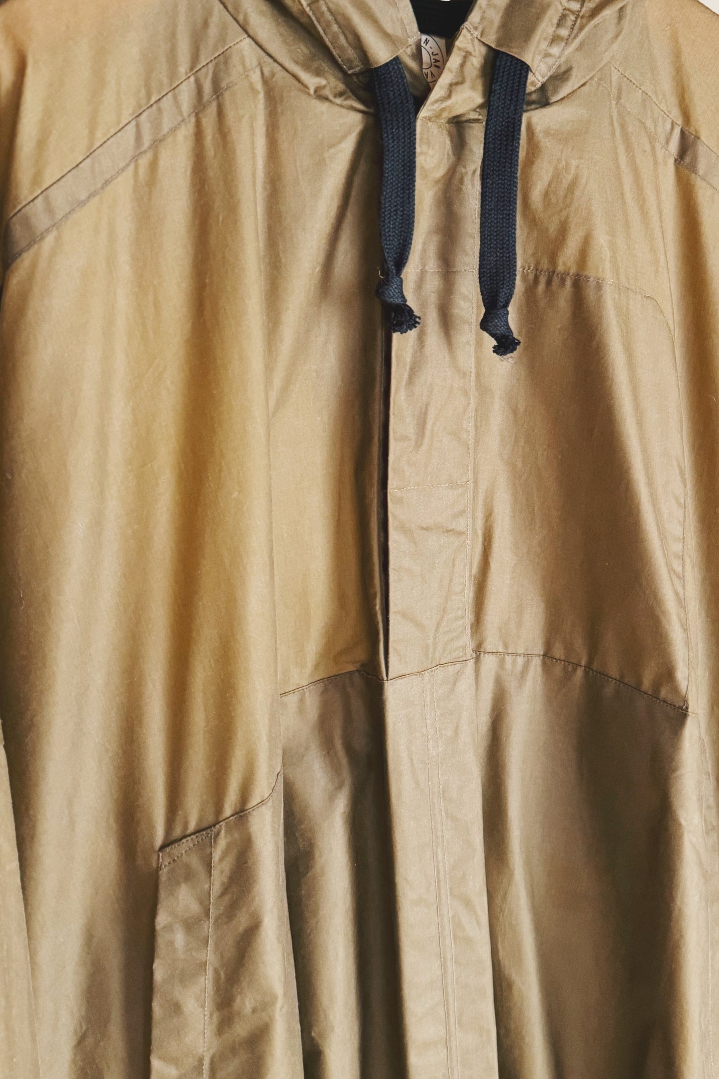 JACKET#54 - WAXED COTTON YELLOW OLIVE - JAN JAN VAN ESSCHE