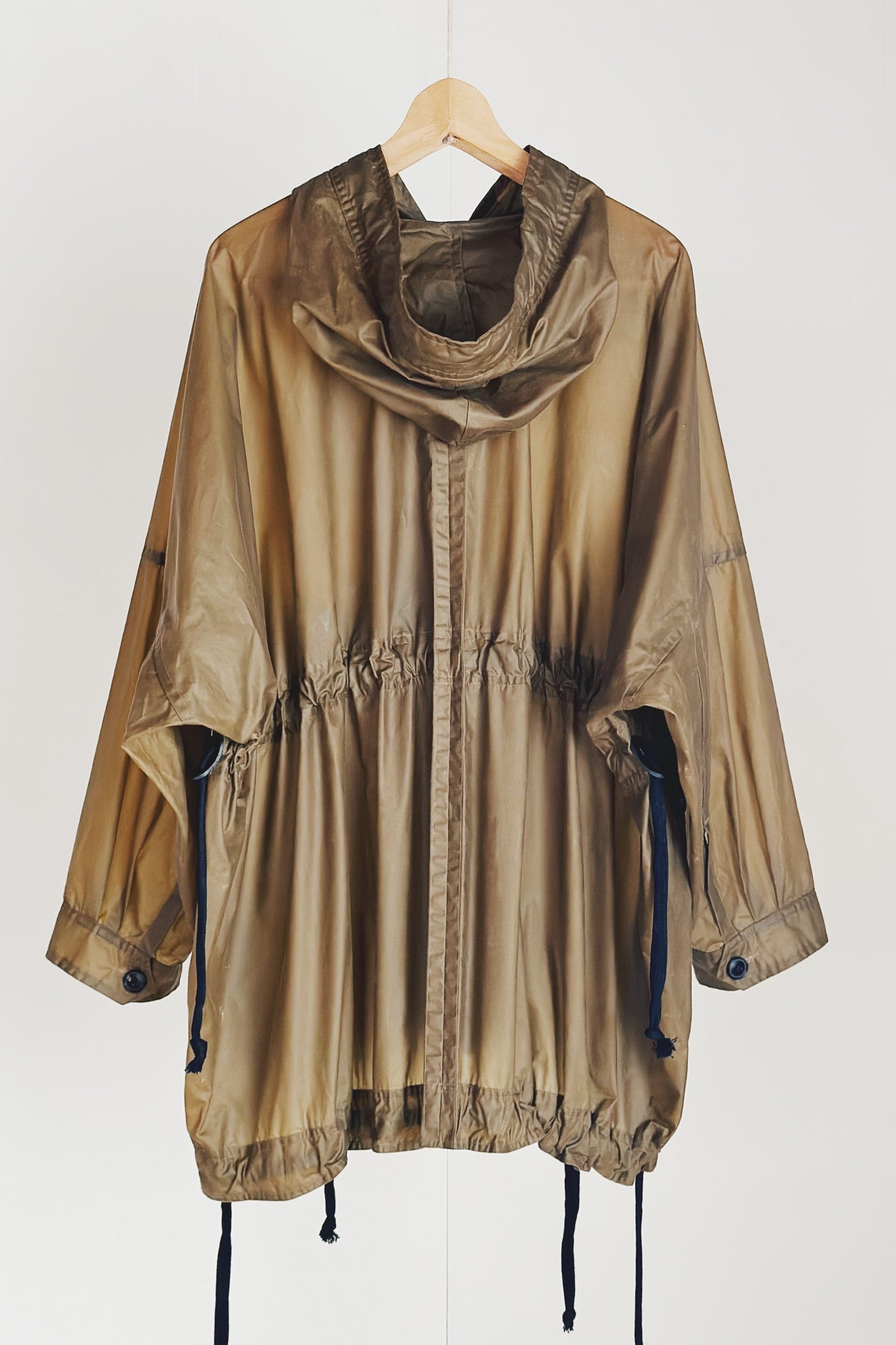 JACKET#54 - WAXED COTTON YELLOW OLIVE - JAN JAN VAN ESSCHE
