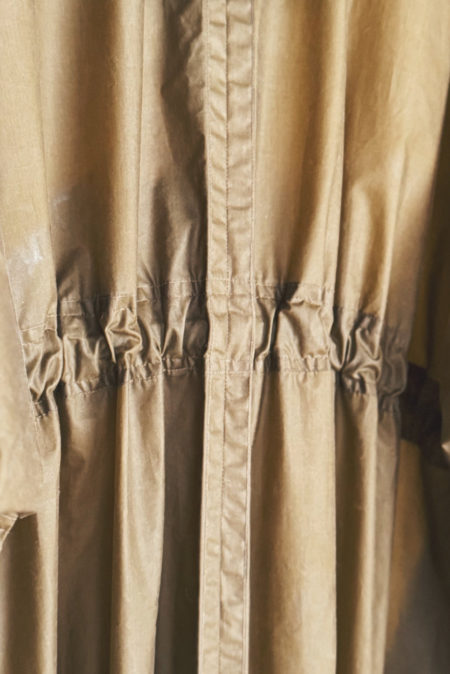 JACKET#54 - WAXED COTTON YELLOW OLIVE - JAN JAN VAN ESSCHE