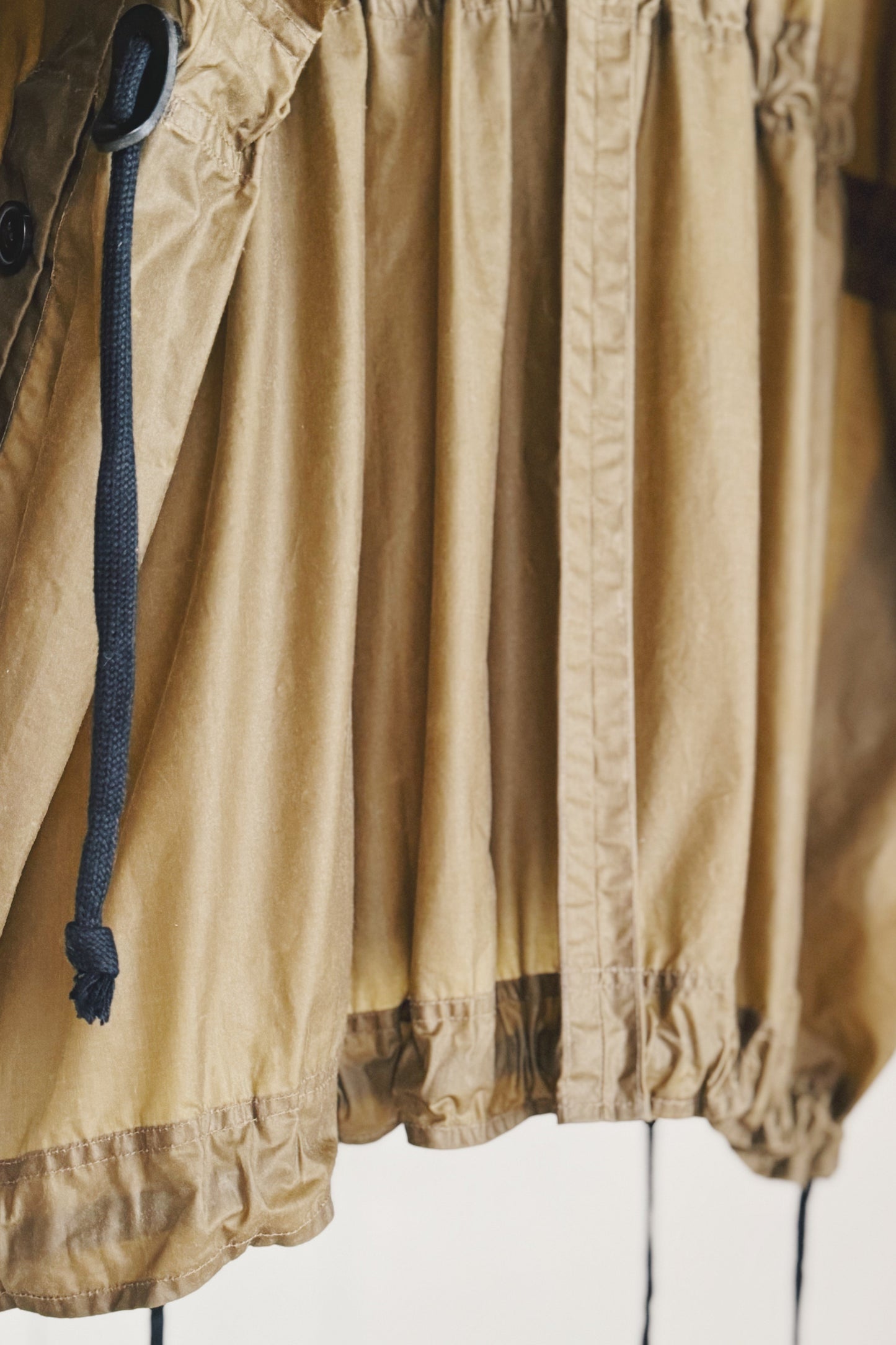 JACKET#54 - WAXED COTTON YELLOW OLIVE - JAN JAN VAN ESSCHE