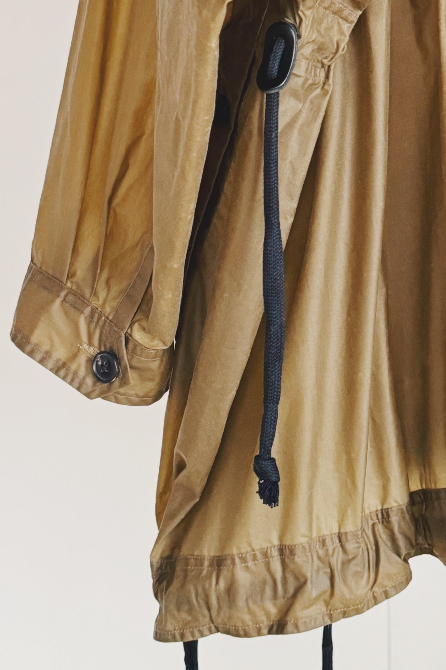 JACKET#54 - WAXED COTTON YELLOW OLIVE - JAN JAN VAN ESSCHE