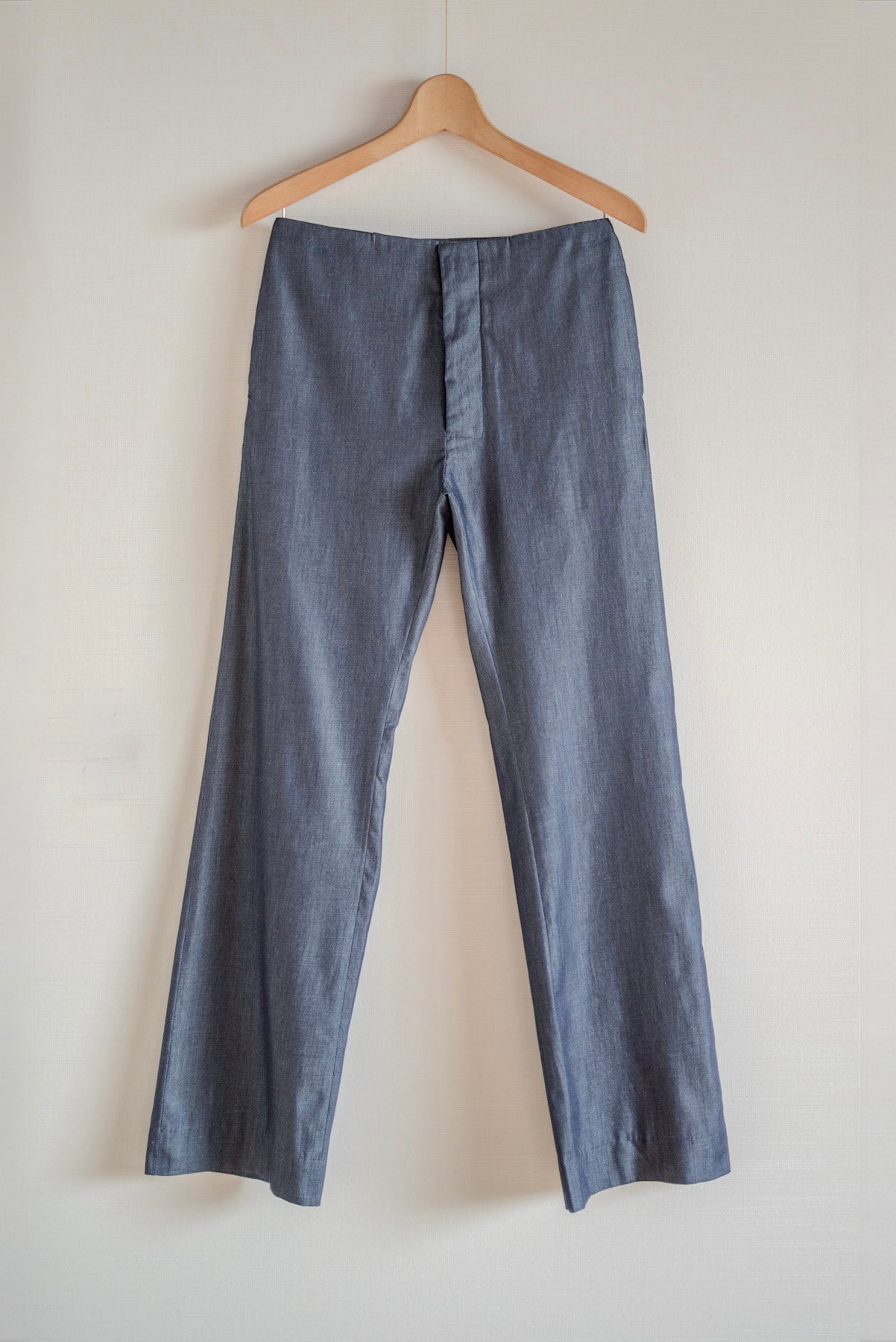 TAILORED TROUSERS BLUE DENIM GABRIELA COLL GARMENTS