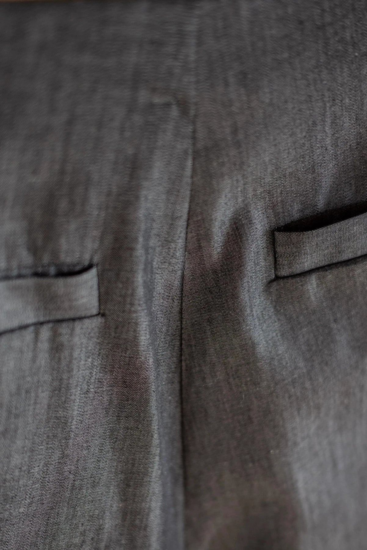 TAILORED TROUSERS BLACK DENIM GABRIELA COLL GARMENTS