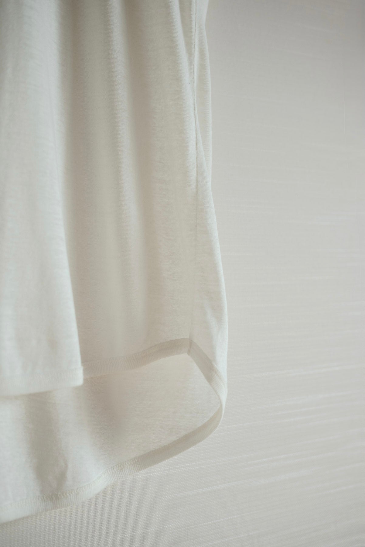 JAN-JAN VAN ESSCHE LOOSE FIT TANK TOP ORGANIC COTTON LINEN OFF WHITE