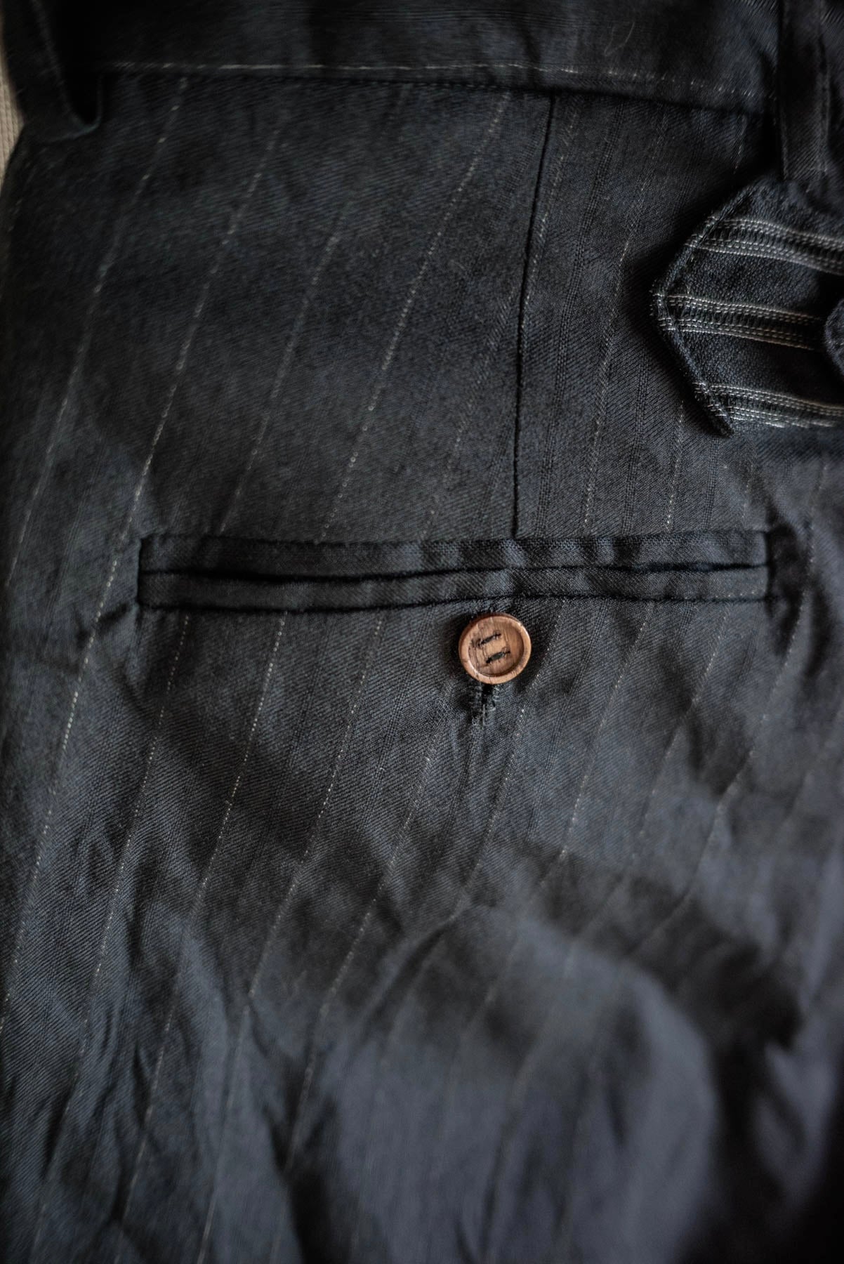 PANTALON À PATCHS ARCHIVIO JM RIBOT Laine Vintage
