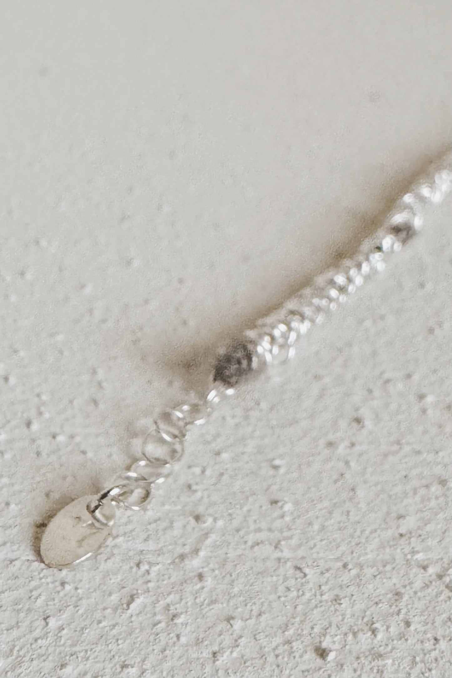 17 STEPHANIE SCHNEIDER COLLIER FRONCÉ EN ARGENT STERLING 925 ET MOHAIR