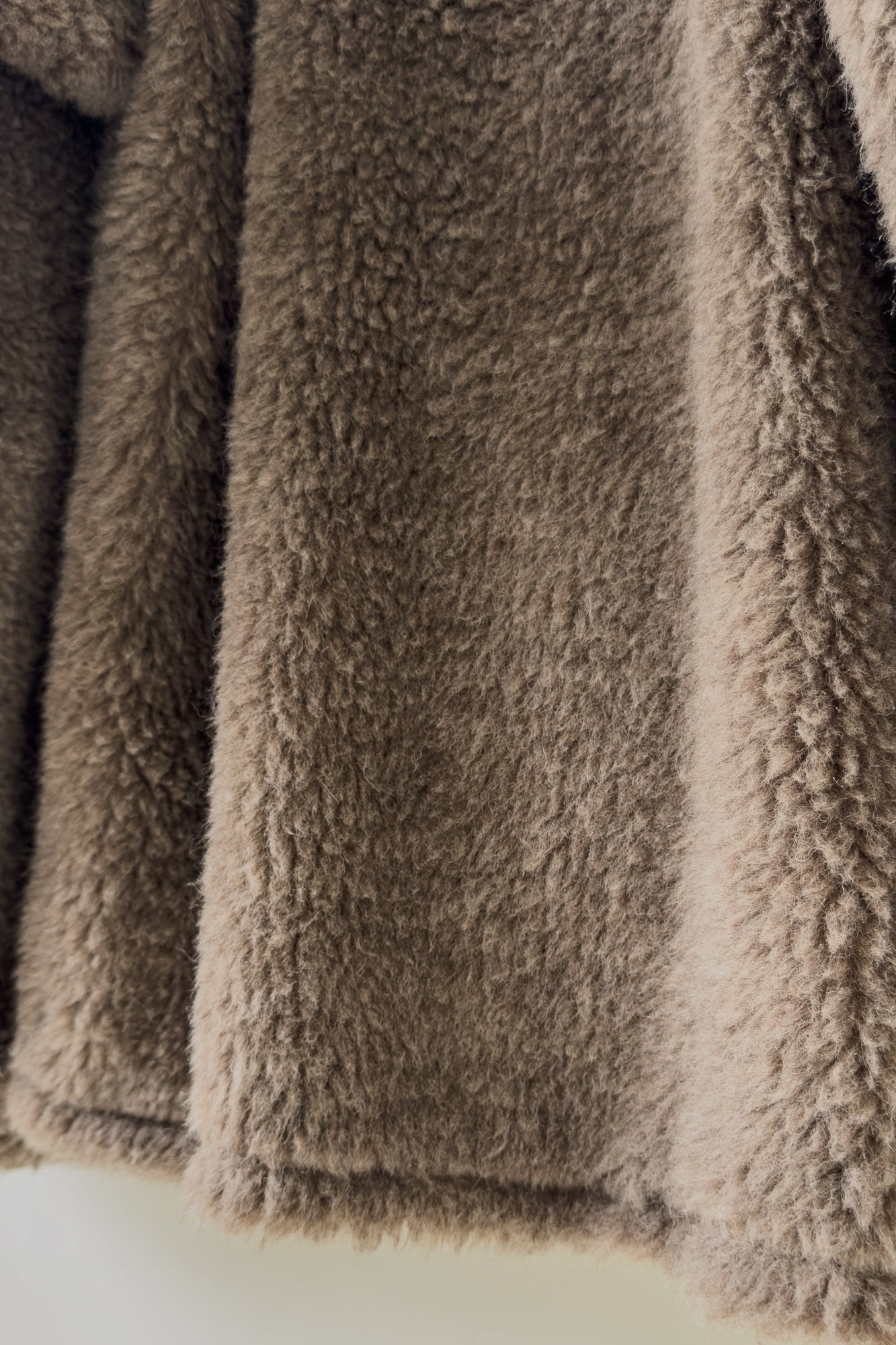 JAN-JAN VAN ESSCHE REVERSIBLE TEDDY/ WATER RESISTANT JACKET TEDDY NATURAL GRAY