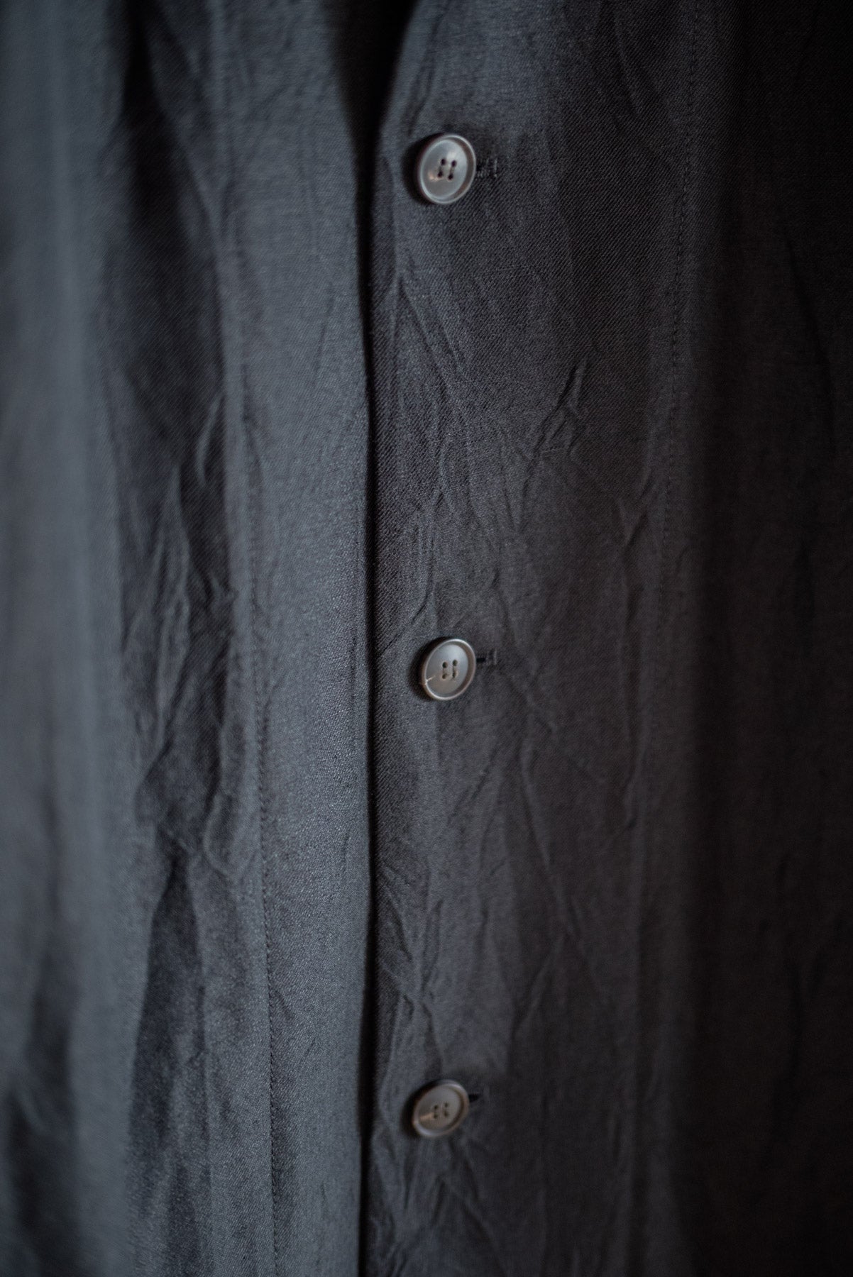 JAN-JAN VAN ESSCHE BLAZER-STYLE OVERCOAT PITCH BLACK