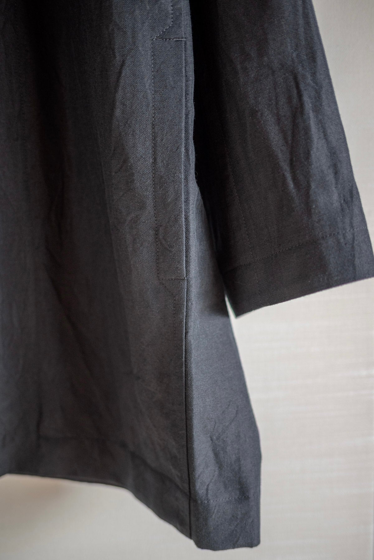 JAN-JAN VAN ESSCHE BLAZER-STYLE OVERCOAT PITCH BLACK