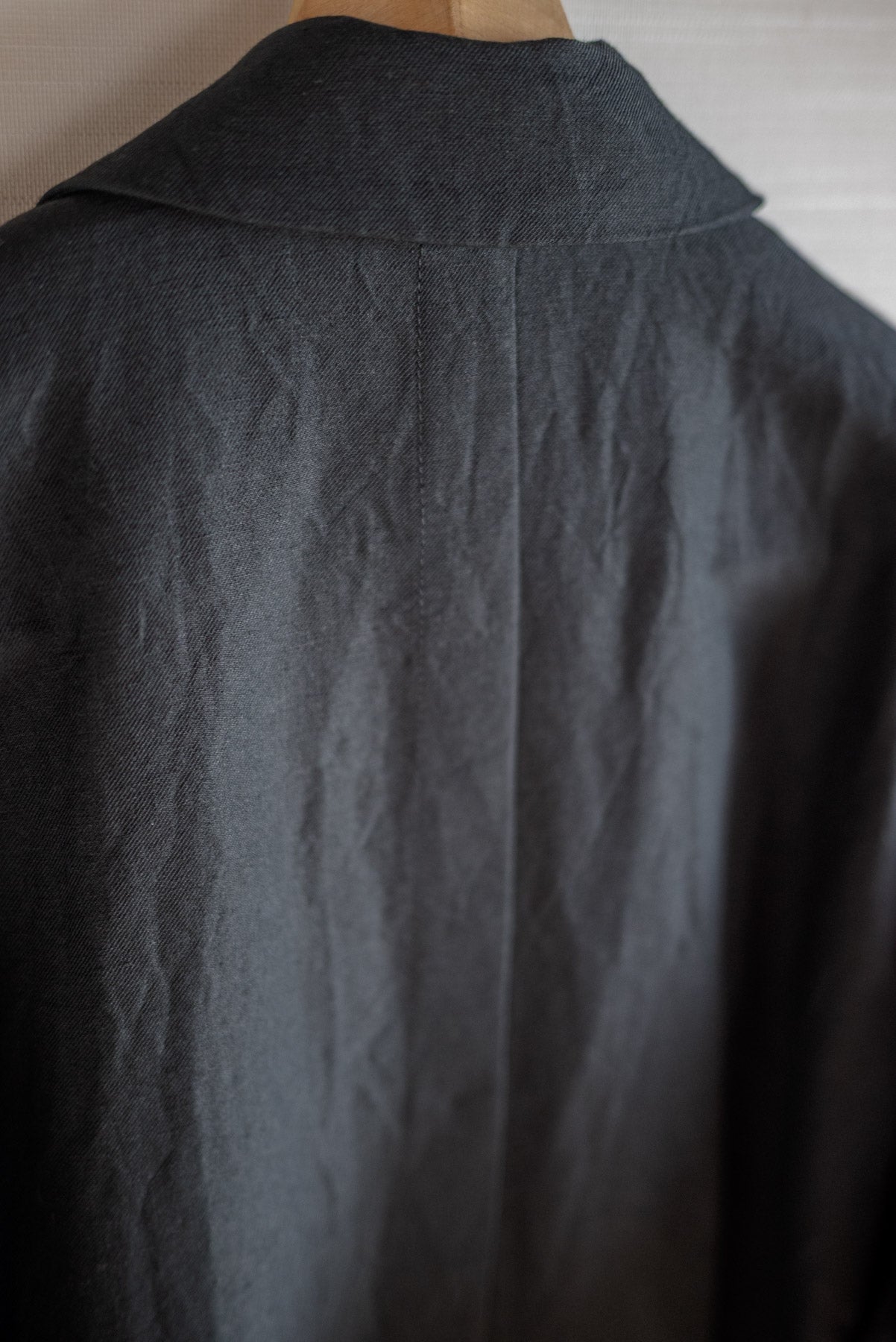 JAN-JAN VAN ESSCHE BLAZER-STYLE OVERCOAT PITCH BLACK