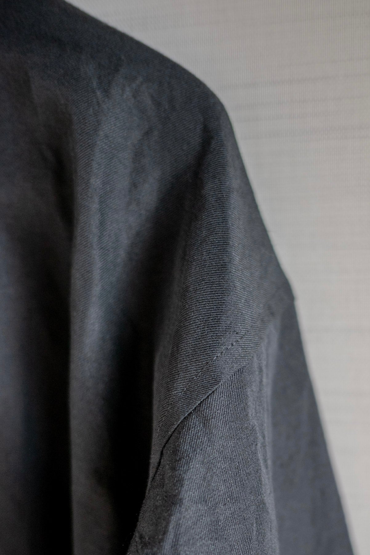 JAN-JAN VAN ESSCHE BLAZER-STYLE OVERCOAT PITCH BLACK