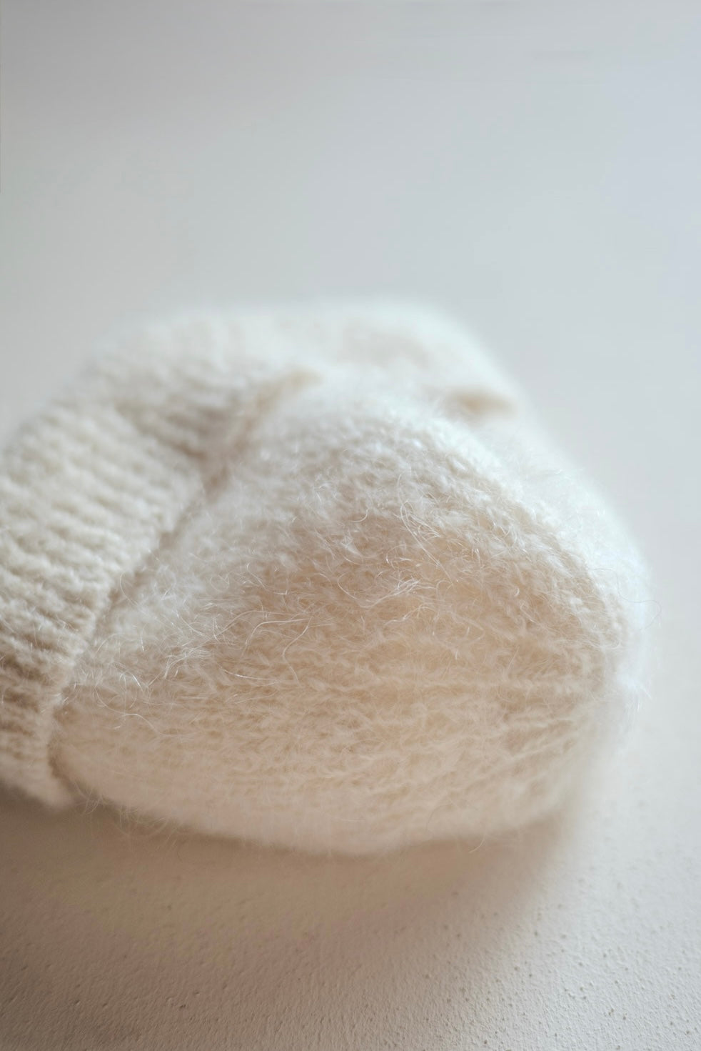 JAN-JAN VAN ESSCHE KNITTED BEANIE NATURAL