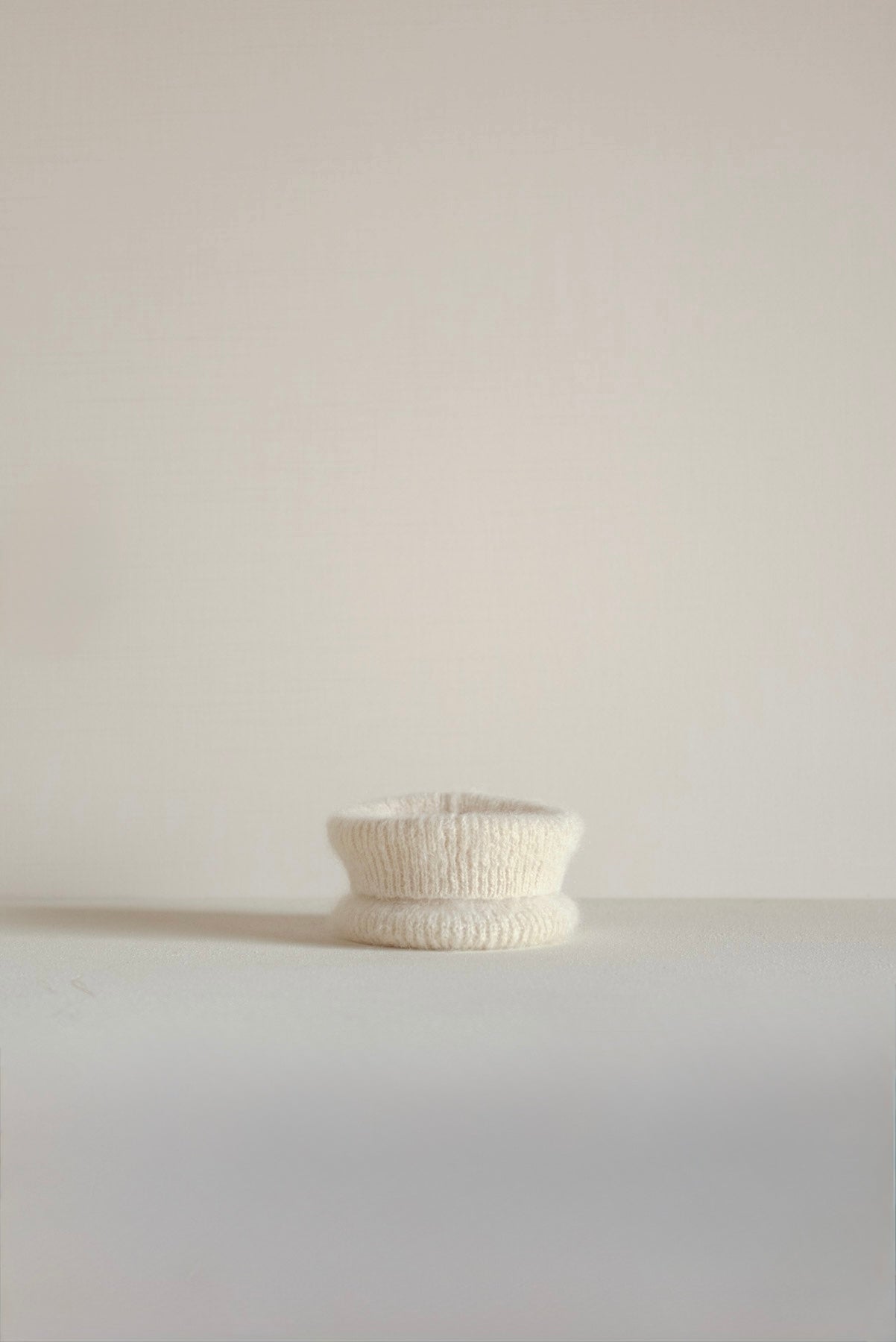 JAN-JAN VAN ESSCHE KNITTED BEANIE NATURAL