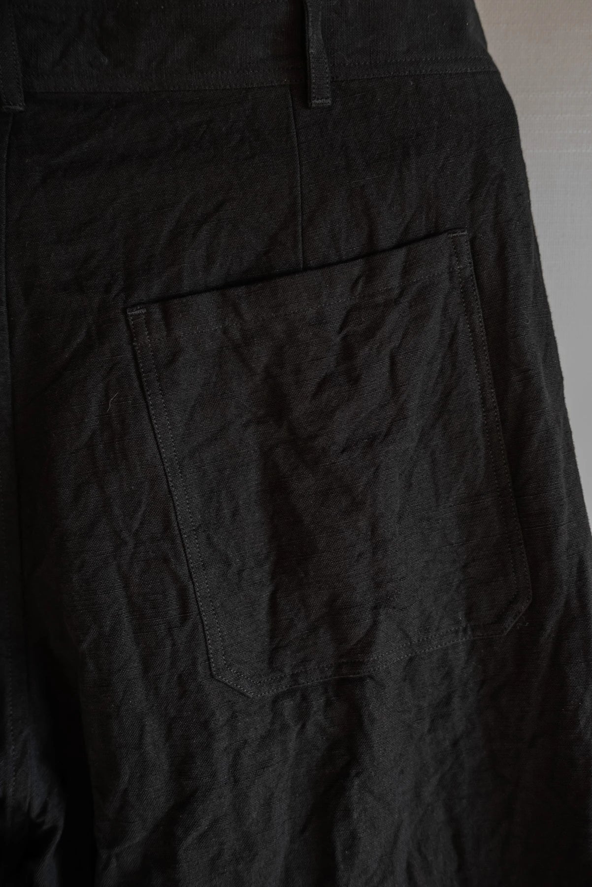 JAN-JAN VAN ESSCHE LONG TUNIC FINE CAVALRY TWILL BLACK 18