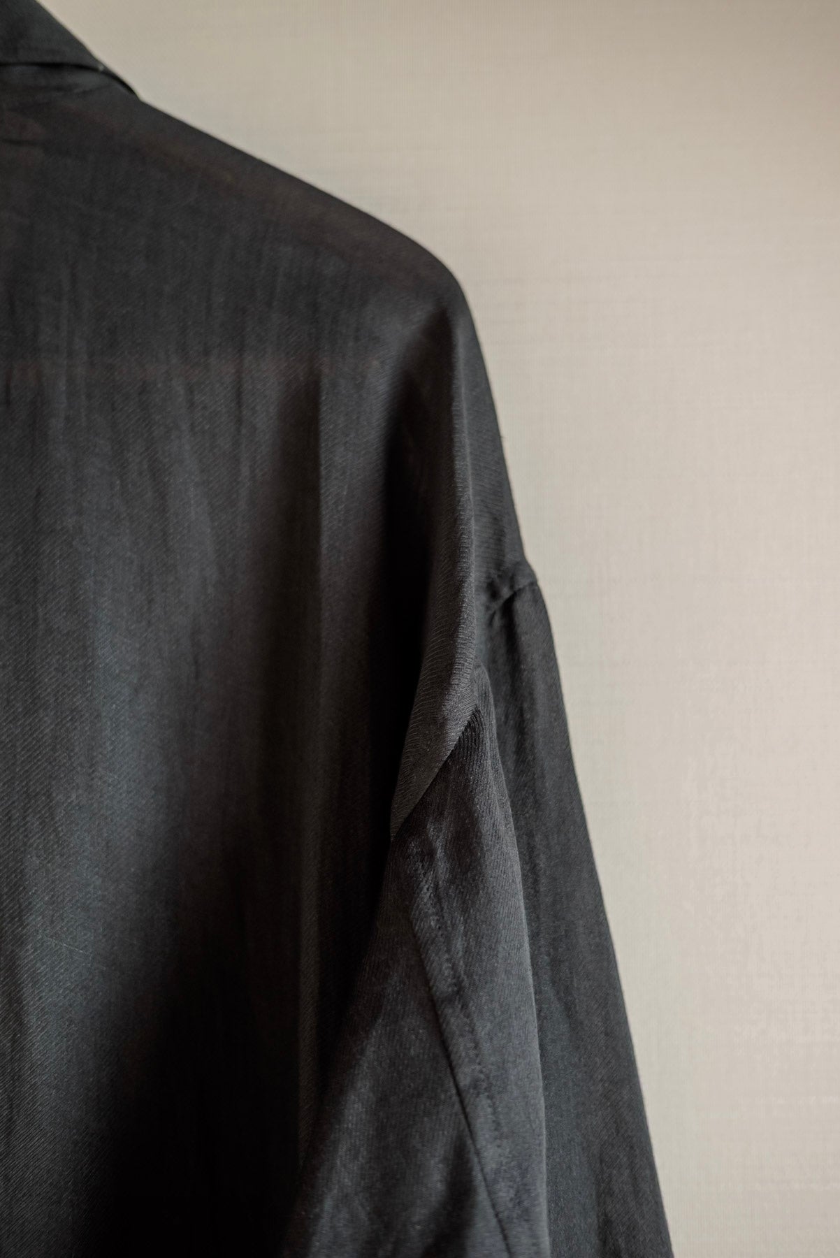 JAN-JAN VAN ESSCHE LONG TUNIC FINE CAVALRY TWILL BLACK