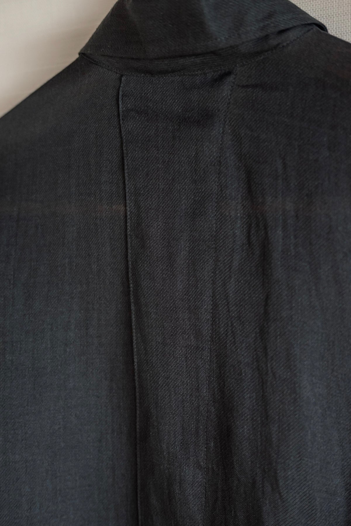 JAN-JAN VAN ESSCHE LONG TUNIC FINE CAVALRY TWILL BLACK