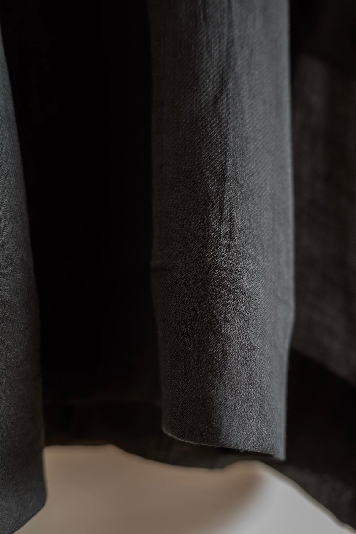 JAN-JAN VAN ESSCHE LONG TUNIC FINE CAVALRY TWILL BLACK