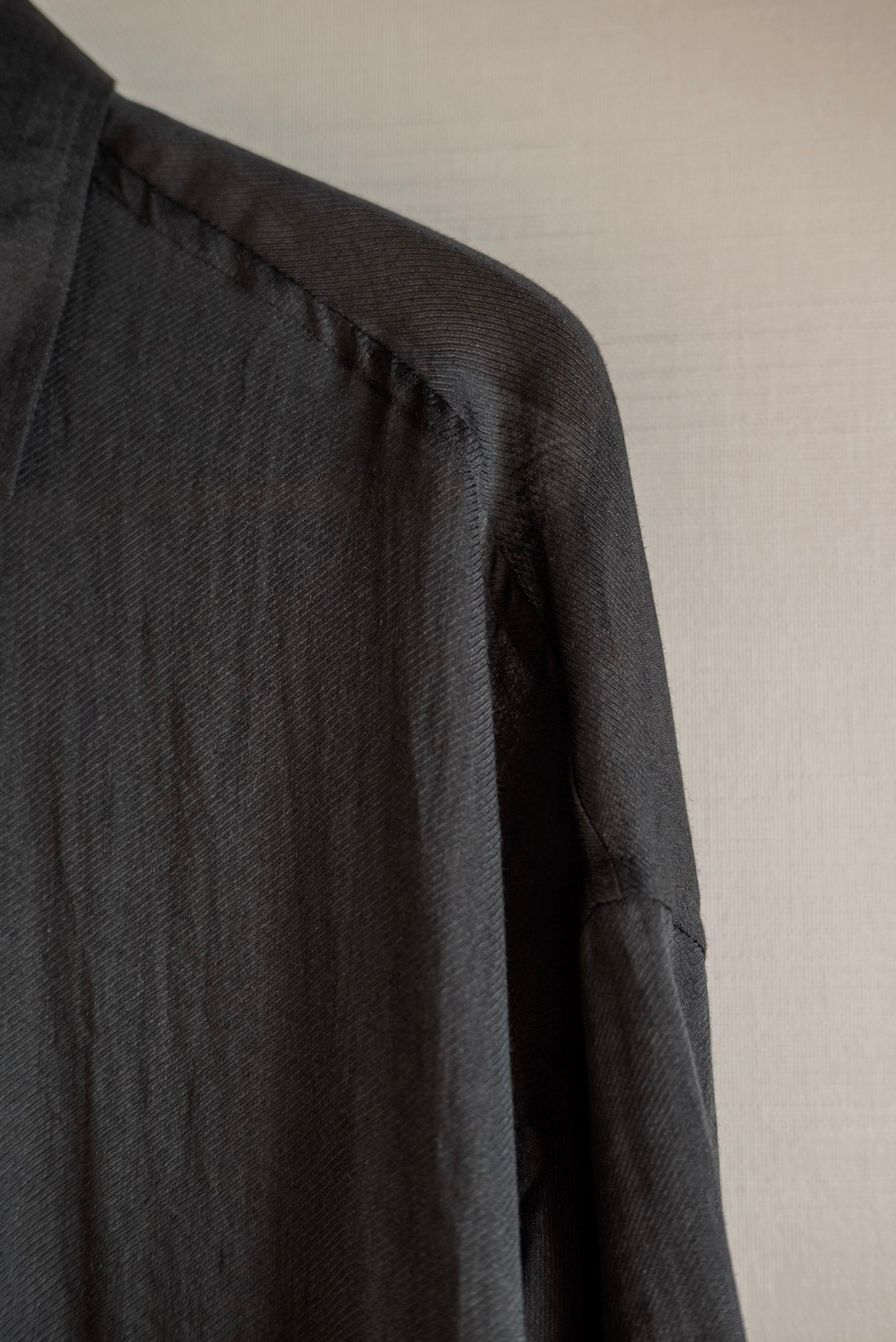 JAN-JAN VAN ESSCHE LONG TUNIC FINE CAVALRY TWILL BLACK