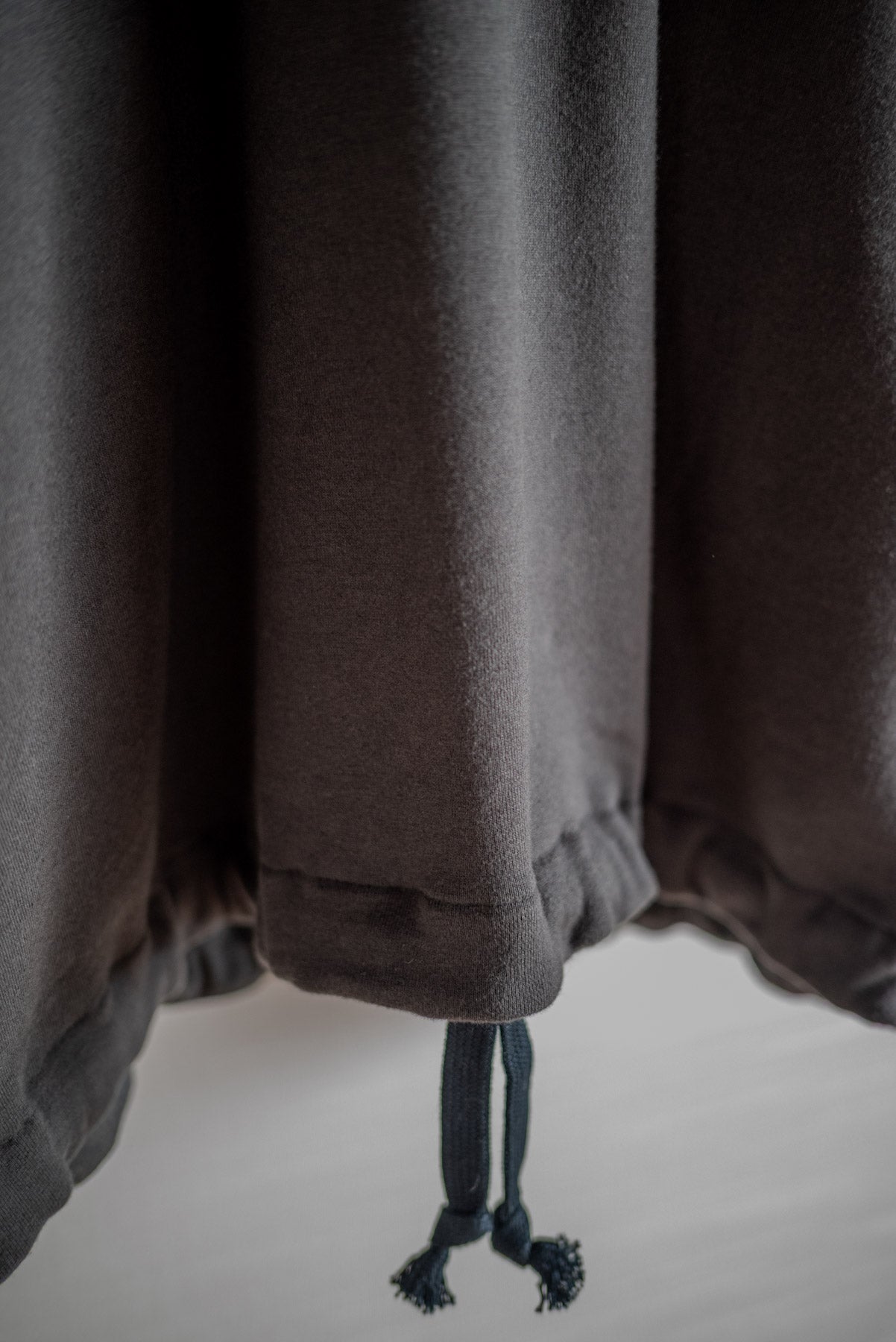 JAN-JAN VAN ESSCHE LOOSE FIT SWEATSHIRT COTTON LINEN WOOL ANTHRACITE