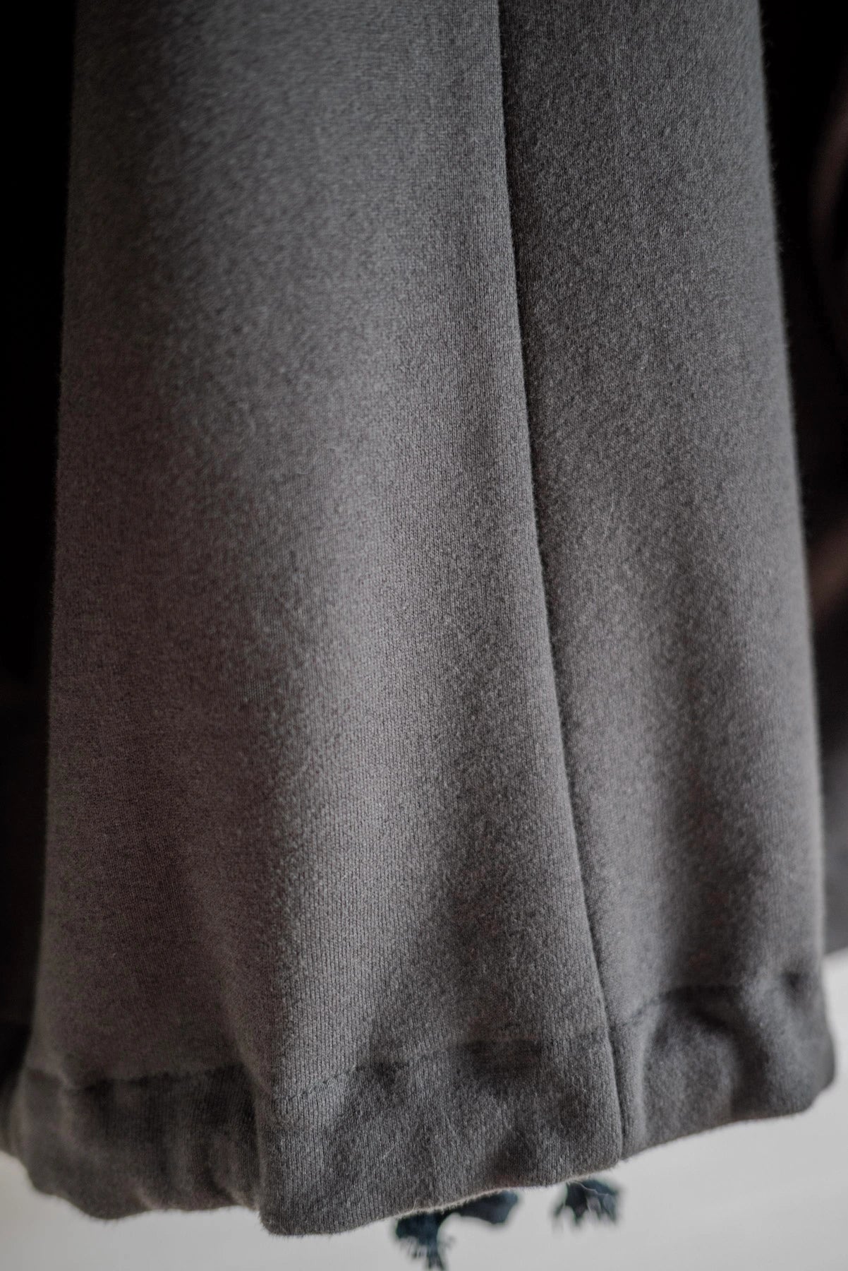 JAN-JAN VAN ESSCHE LOOSE FIT SWEATSHIRT COTTON LINEN WOOL ANTHRACITE