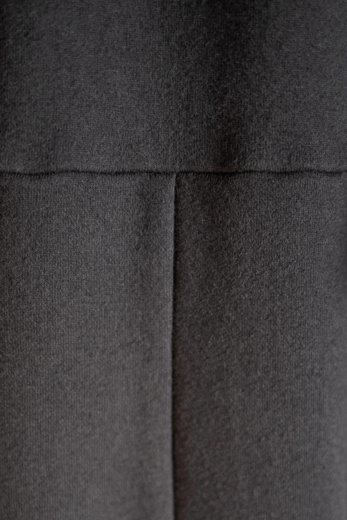 JAN-JAN VAN ESSCHE LOOSE FIT SWEATSHIRT COTTON LINEN WOOL ANTHRACITE