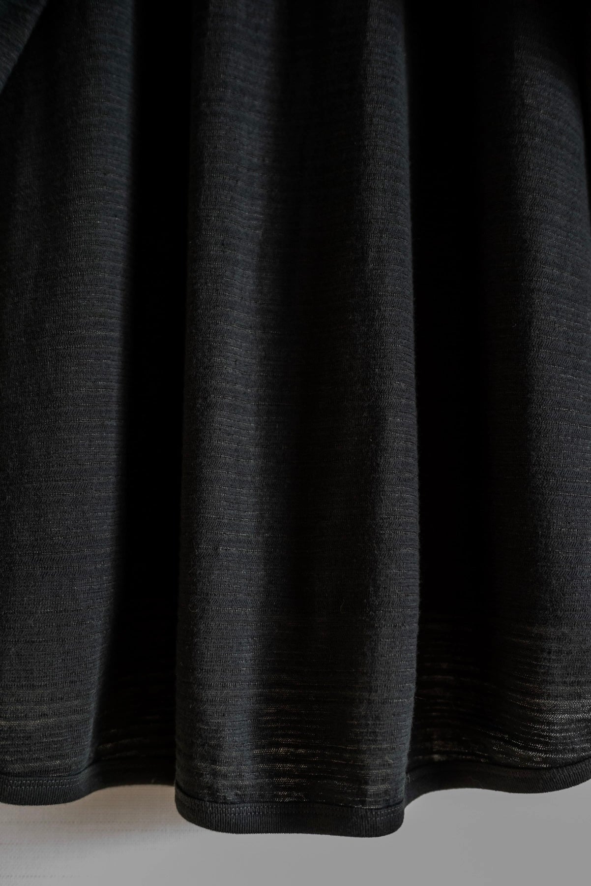 JAN-JAN VAN ESSCHE SHORT SLEEVE CREW NECK TEE RIPPLE JERSEY BLACK