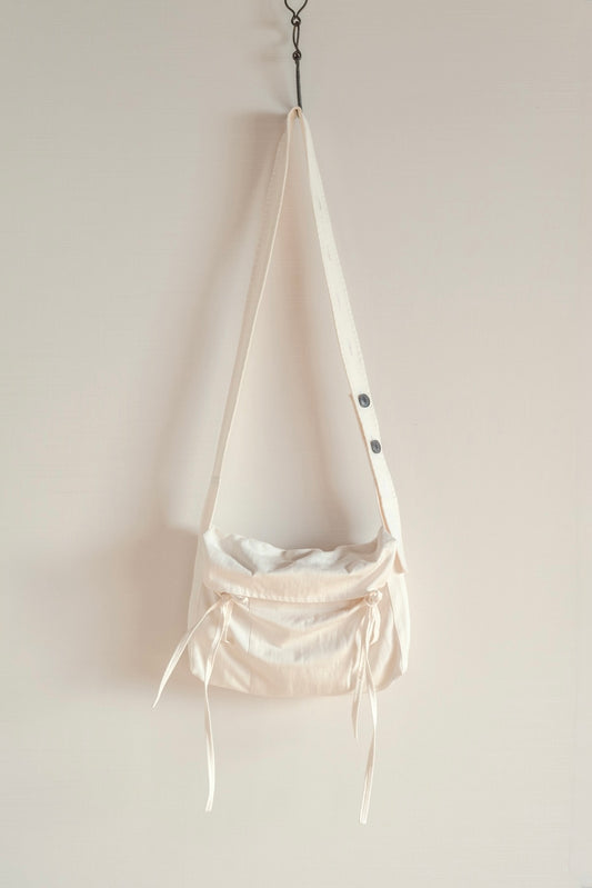 JAN-JAN VAN ESSCHE PETIT SAC À BANDOULIÈRE COTON CHANVRE TWILL DENSE KINARI