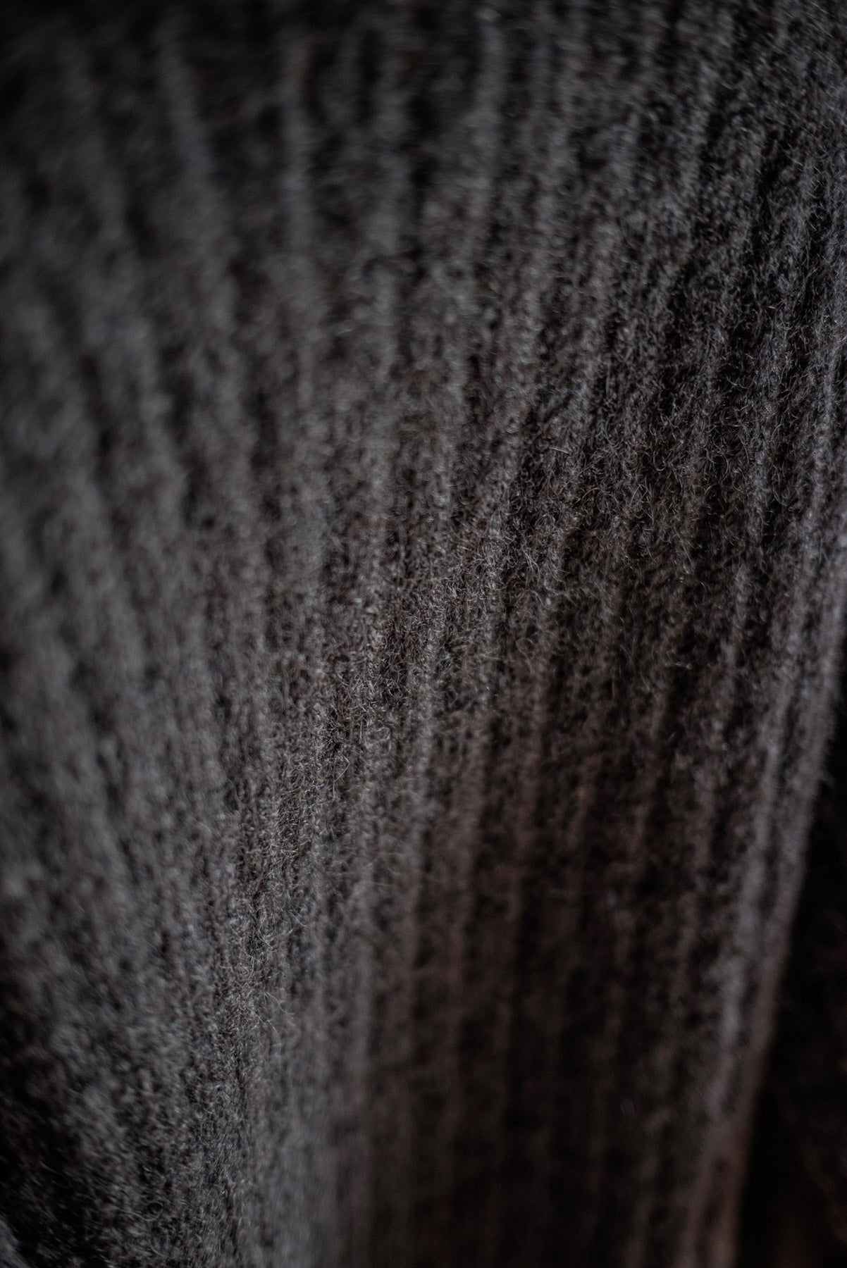 JAN-JAN VAN ESSCHE WIDE FIT KNITTED CREW-NECK SWEATER GOAT MOHAIR BLACK