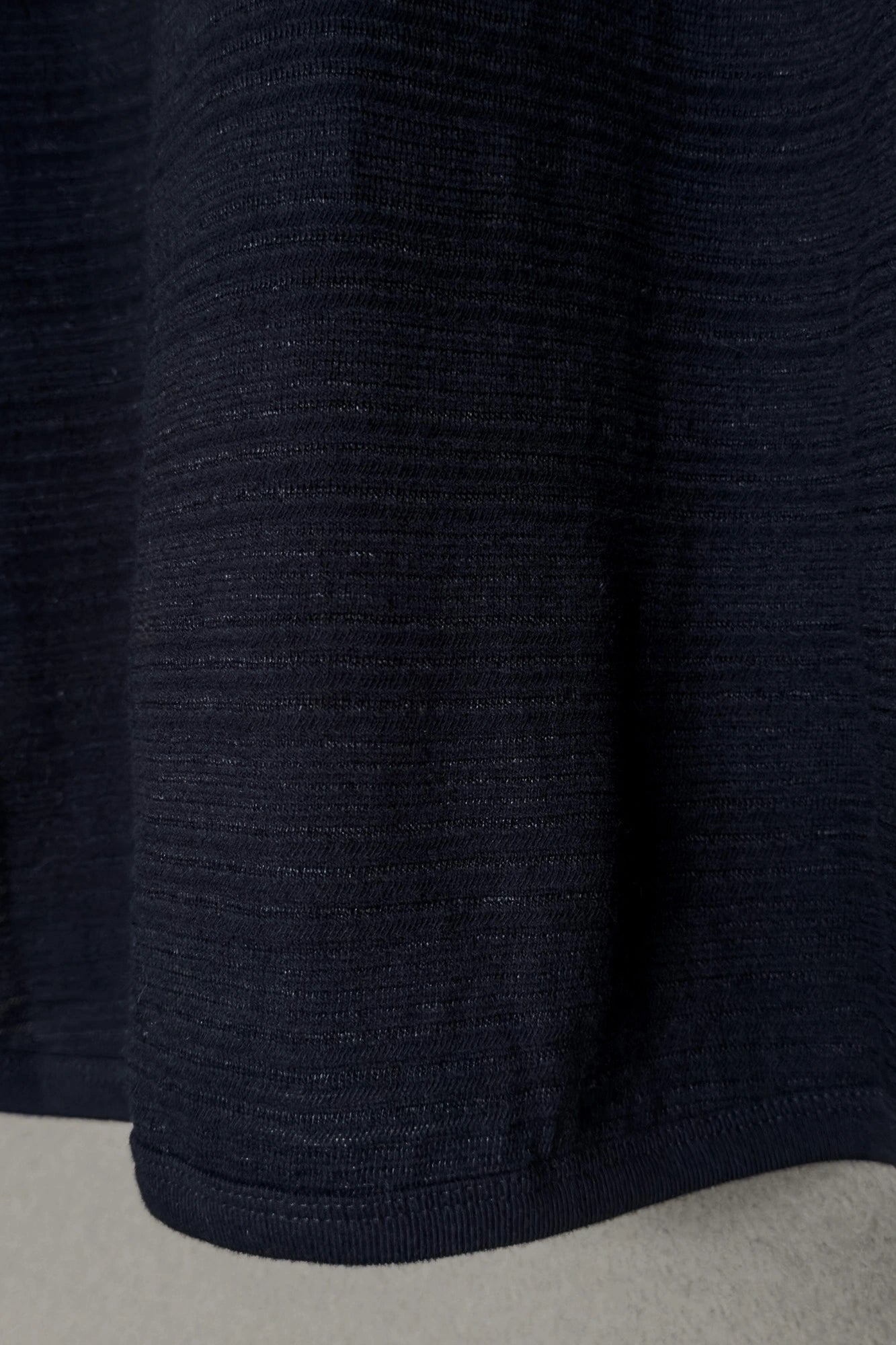 JAN-JAN VAN ESSCHE SHORT SLEEVE CREW NECK TEE RIPPLE JERSEY BLACK