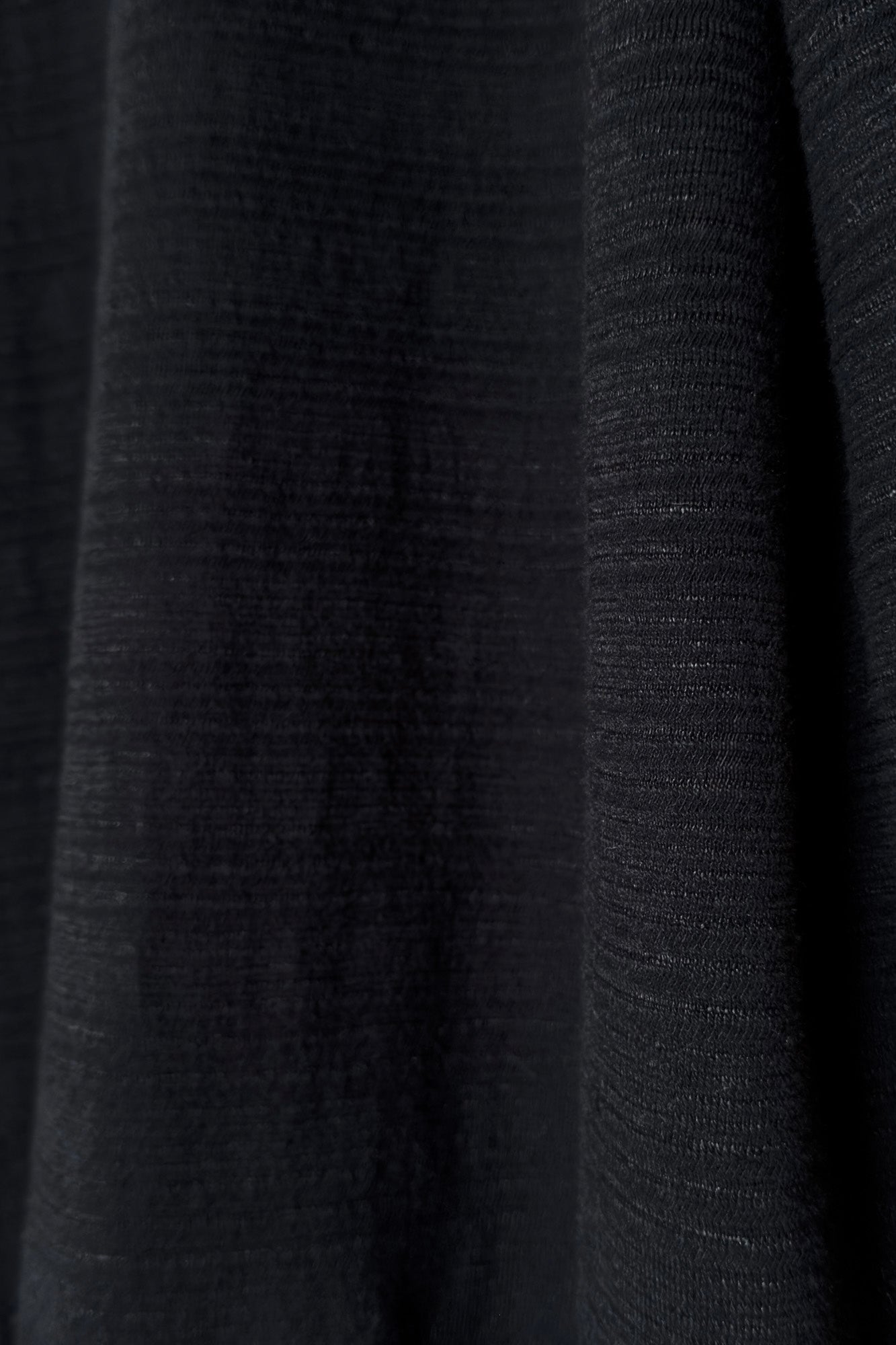 JAN-JAN VAN ESSCHE SHORT SLEEVE CREW NECK TEE RIPPLE JERSEY BLACK