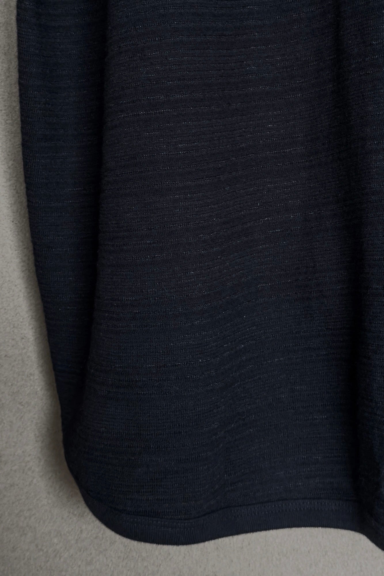 JAN-JAN VAN ESSCHE SHORT SLEEVE CREW NECK TEE RIPPLE JERSEY BLACK