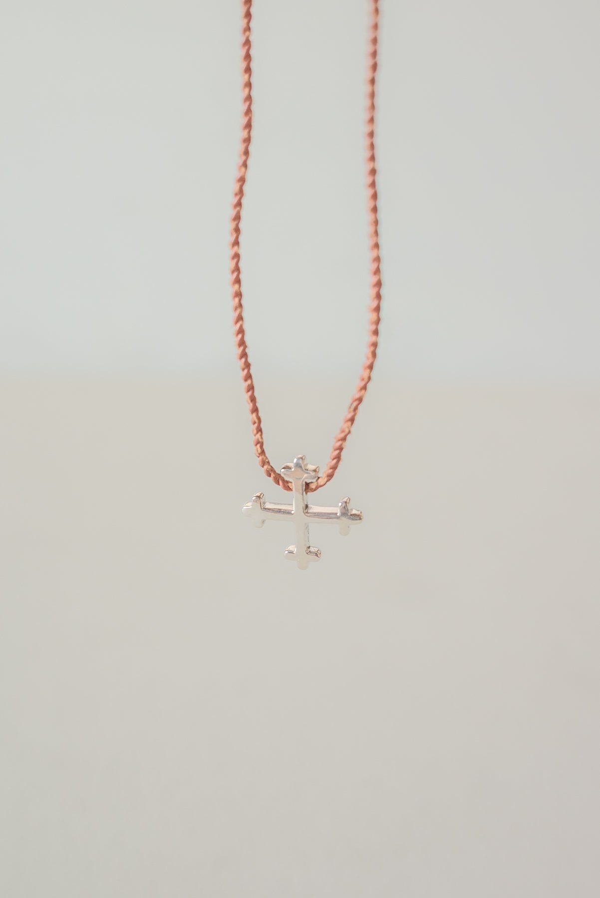 COLLIER CROIX DE LA COLLECTION ARGENT MARIA RUDMAN