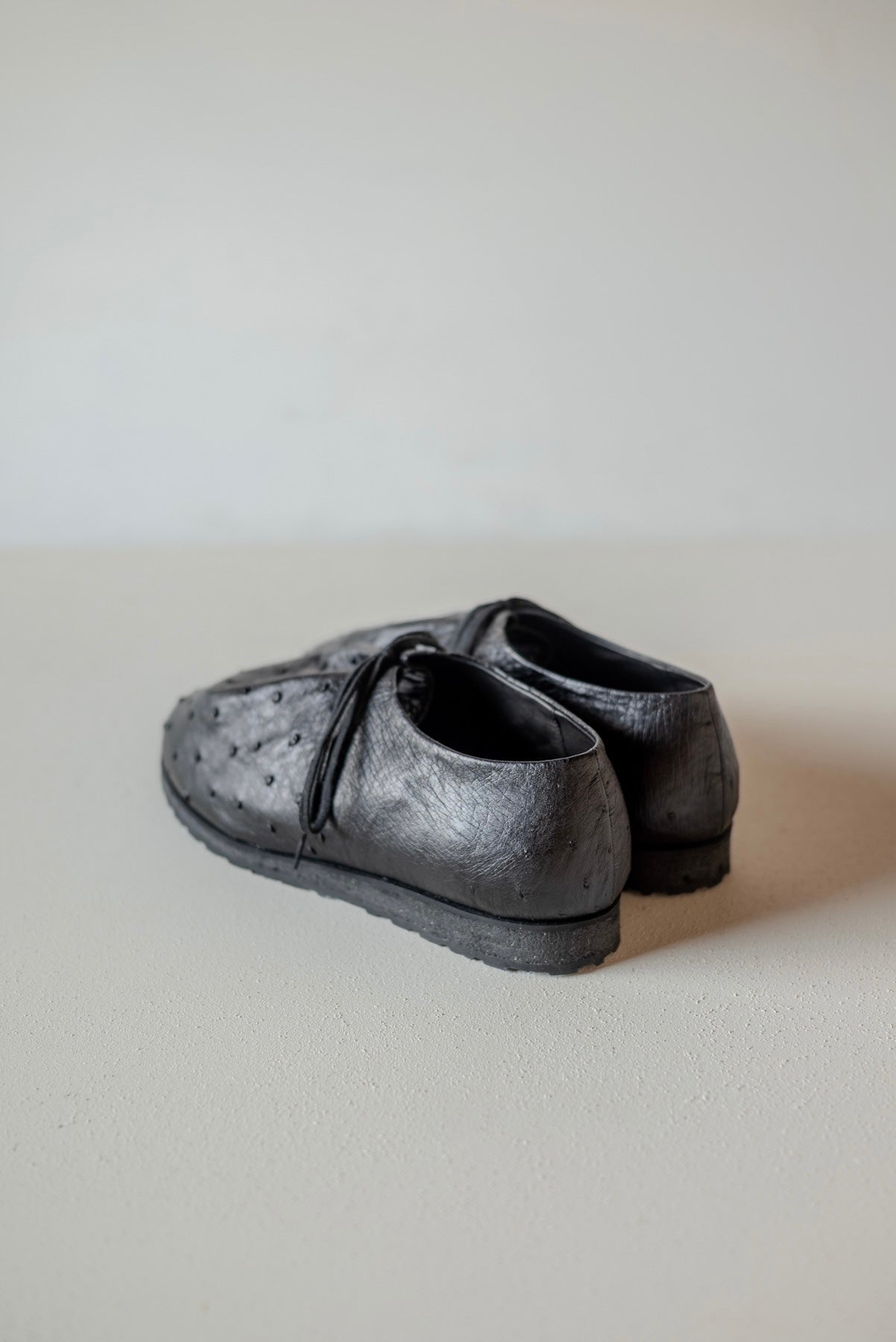 PETROSOLAUM DRAWSTRING SHOES BLACK