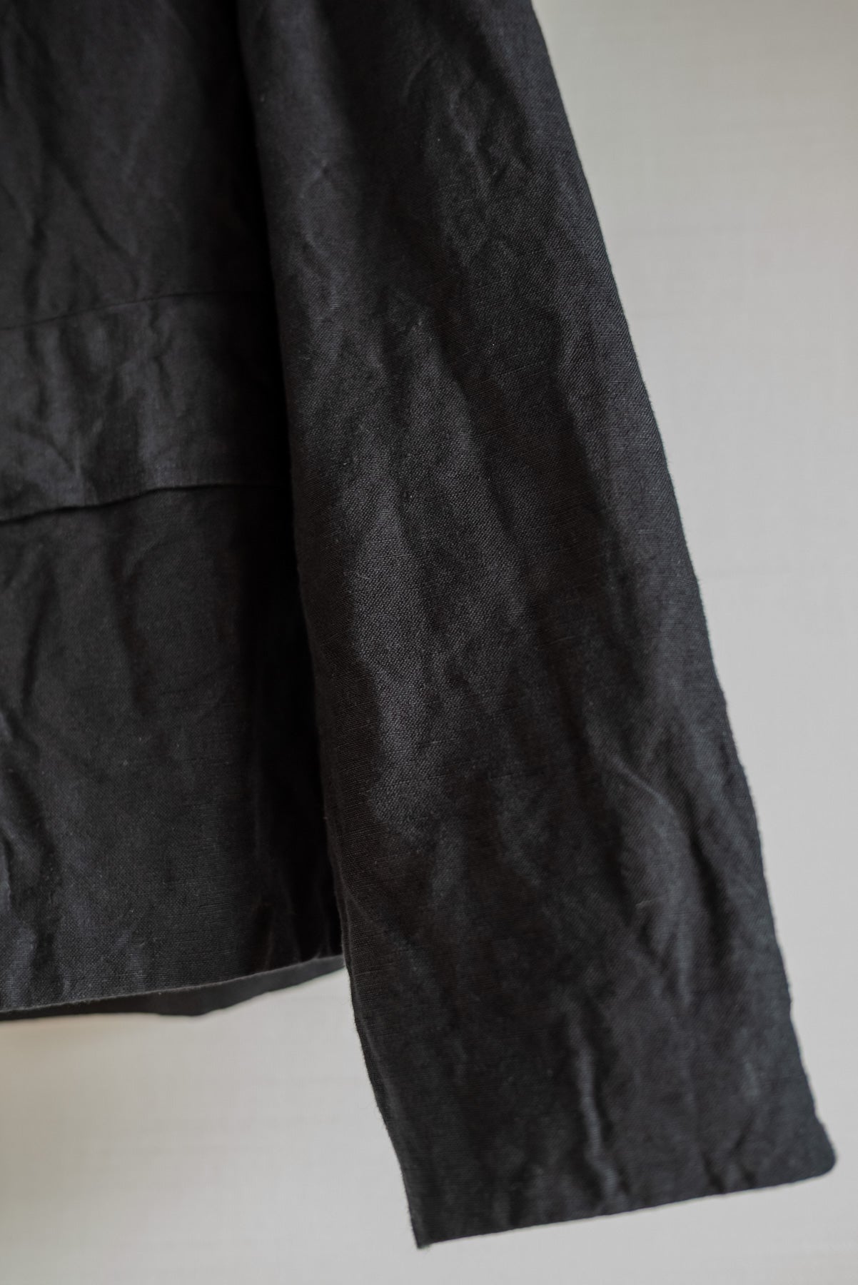 UNKRUID BAGGY BLAZER FRENCH SUITING CLOTH BLACK