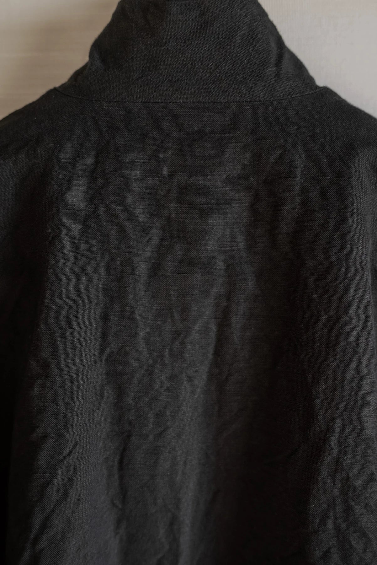 UNKRUID BAGGY BLAZER FRENCH SUITING CLOTH BLACK