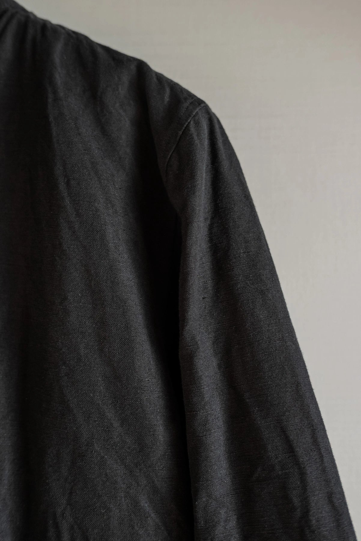UNKRUID BAGGY BLAZER FRENCH SUITING CLOTH BLACK