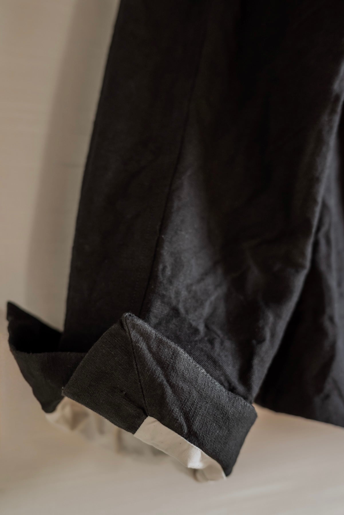 UNKRUID BAGGY BLAZER FRENCH SUITING CLOTH BLACK