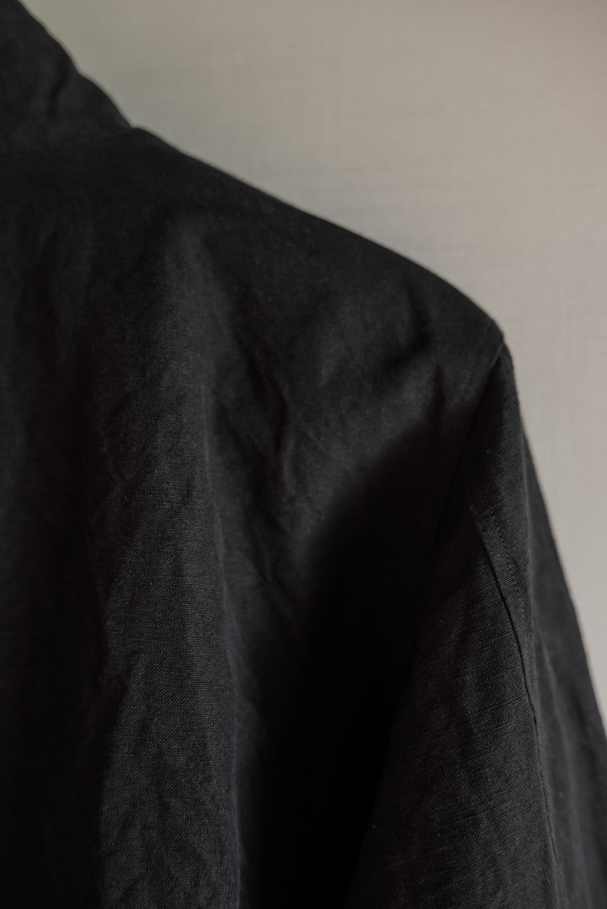UNKRUID BAGGY BLAZER FRENCH SUITING CLOTH BLACK