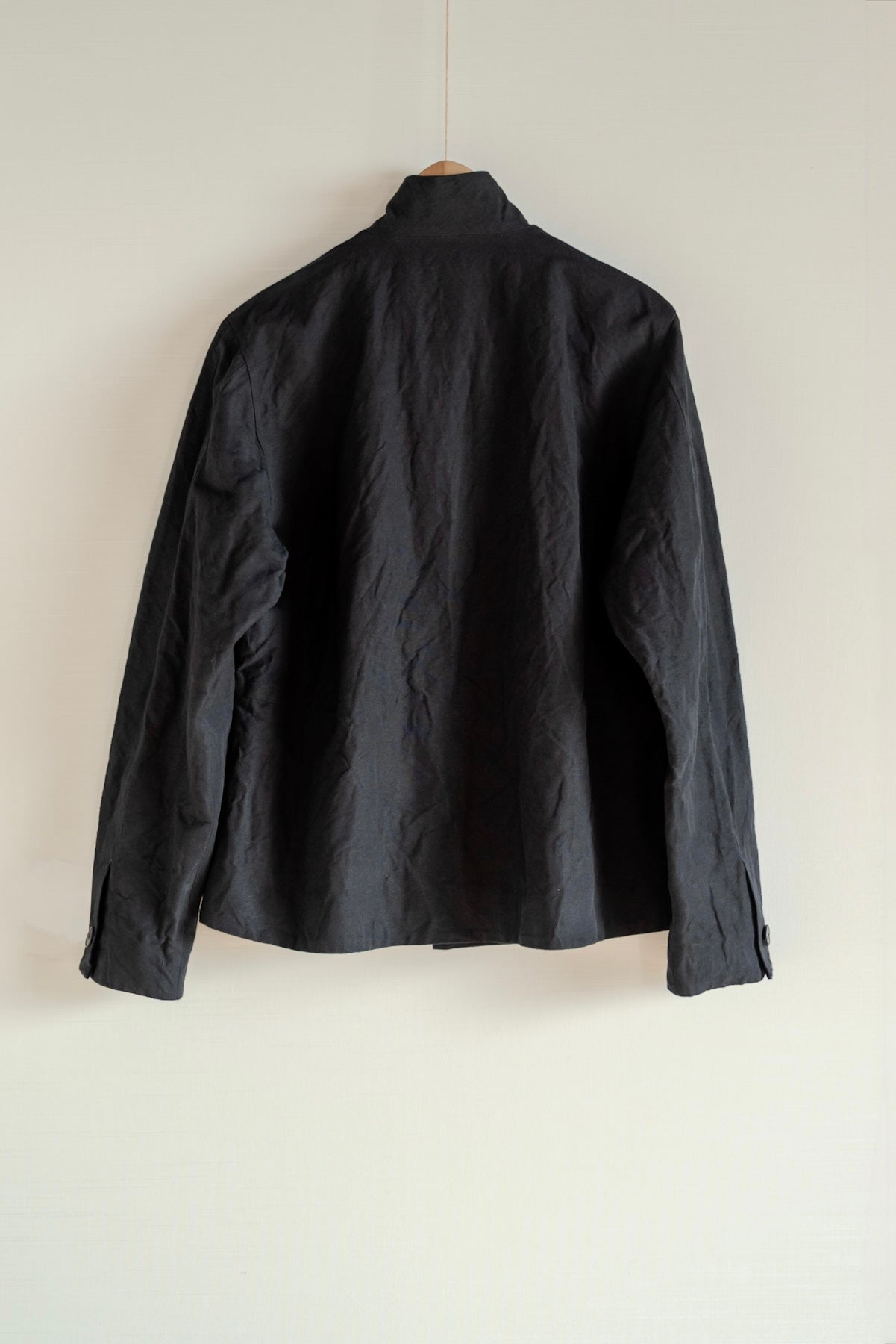 UNKRUID BAGGY BLAZER FRENCH SUITING CLOTH BLACK