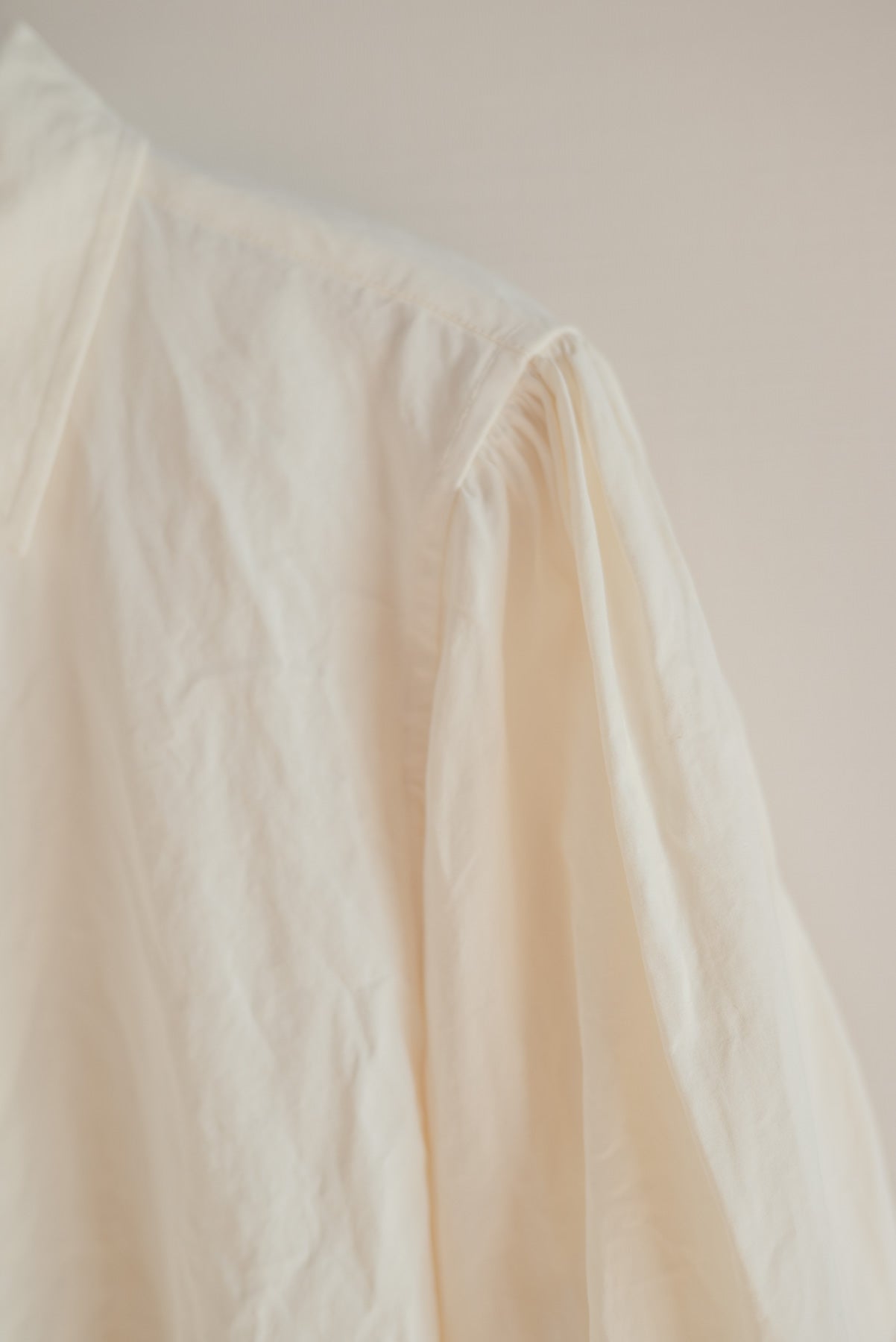 UNKRUID SMOCK CEREMONY SHIRT WASHI DENSE TYPEWRITER WHITE