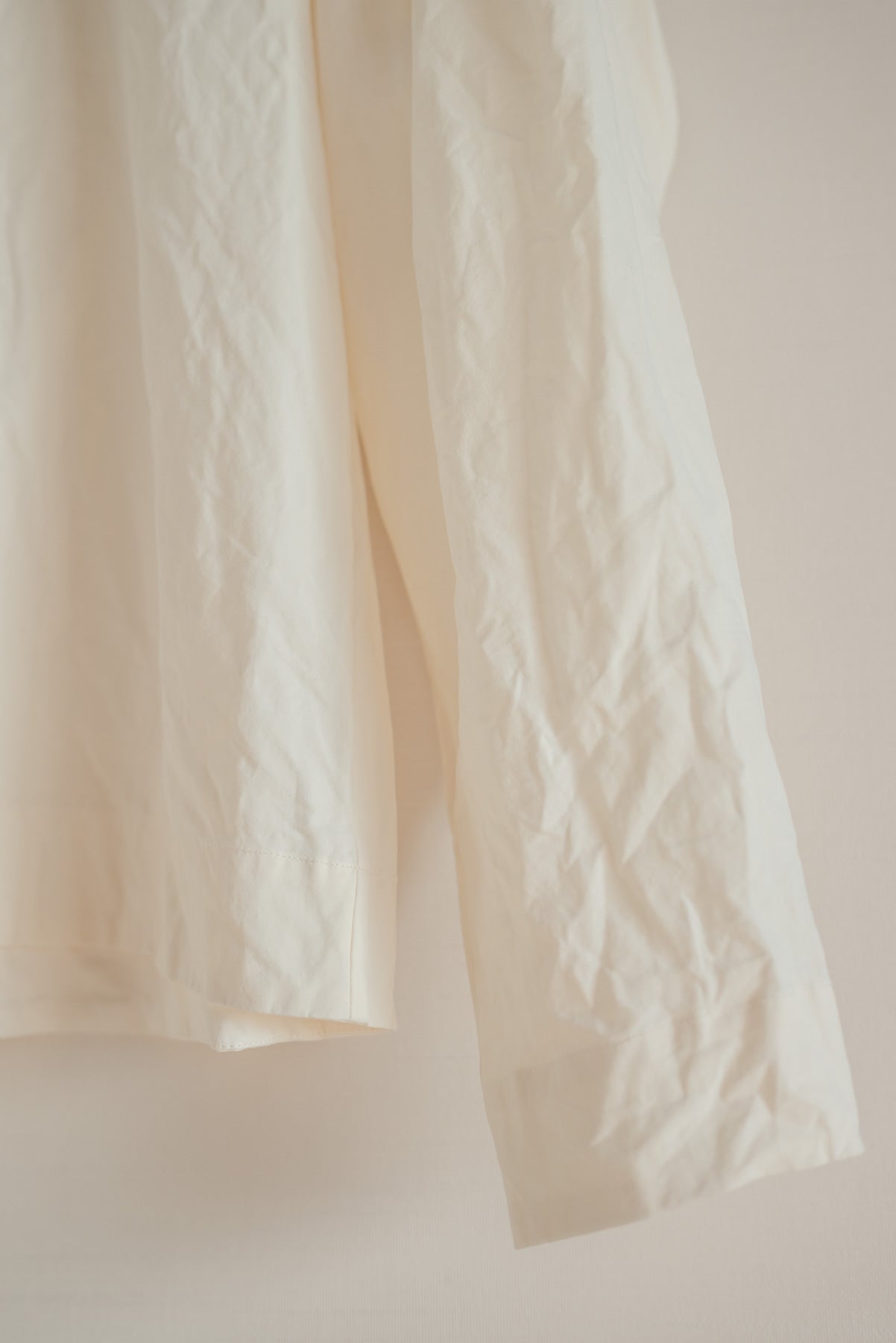 UNKRUID SMOCK CEREMONY SHIRT WASHI DENSE TYPEWRITER WHITE