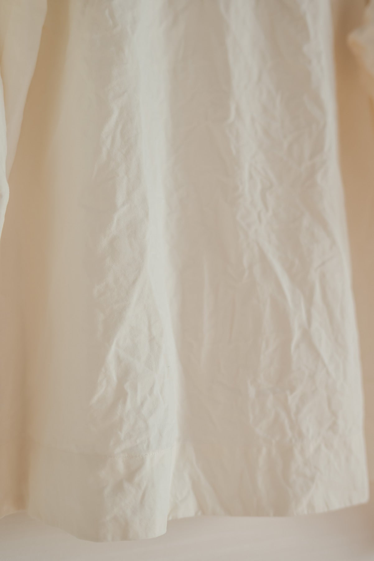 UNKRUID SMOCK CEREMONY SHIRT WASHI DENSE TYPEWRITER WHITE