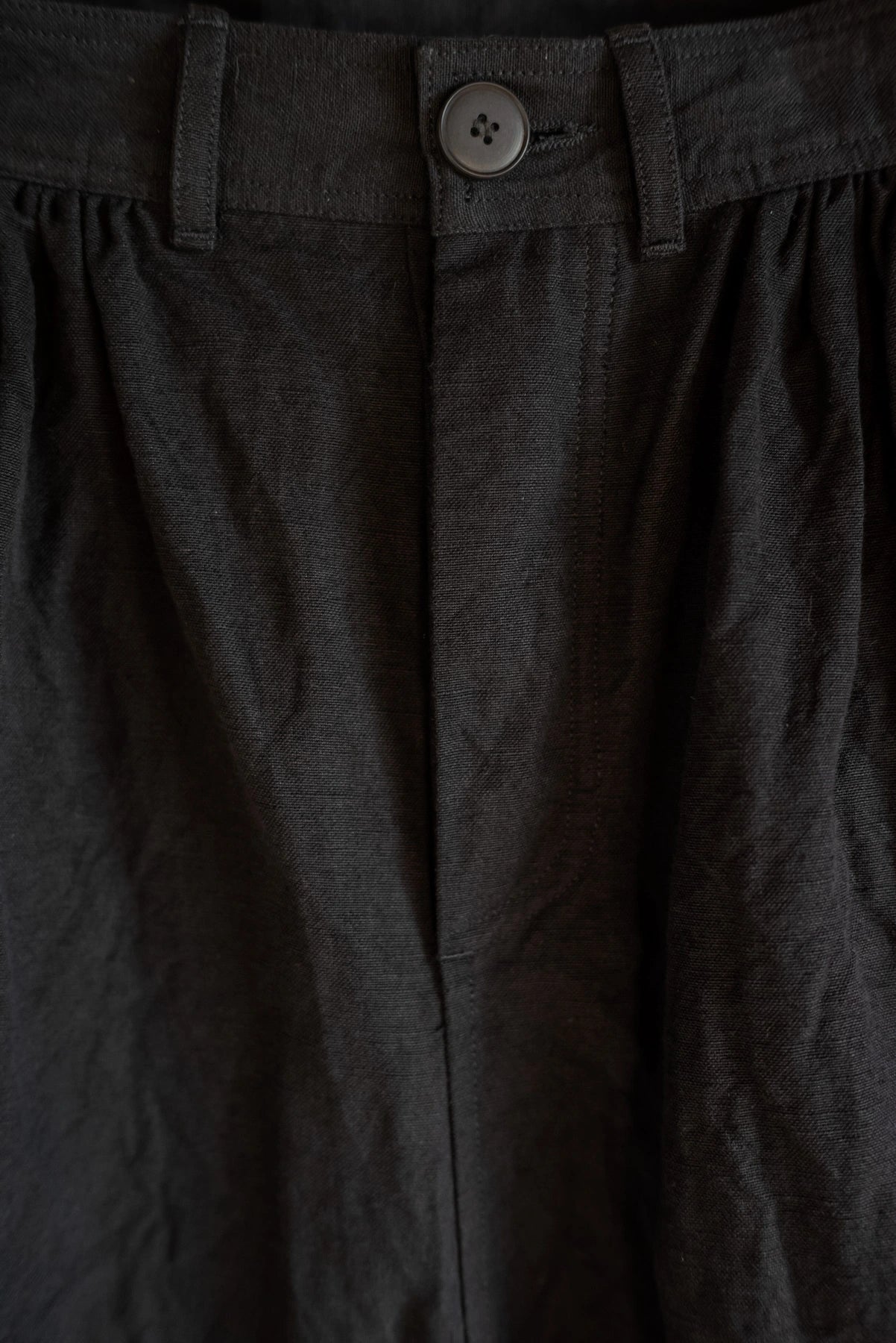 UNKRUID VISSCHERS PANTS FRENCH SUITING CLOTH BLACK
