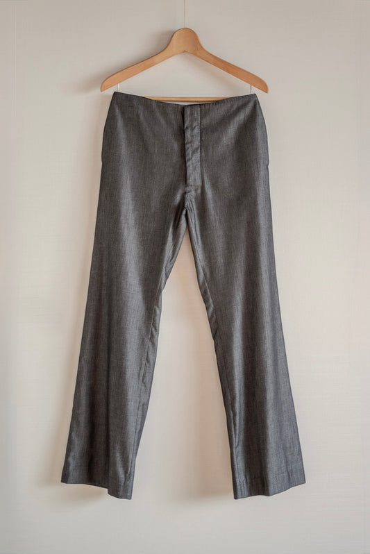 TAILORED TROUSERS BLACK DENIM GABRIELA COLL GARMENTS